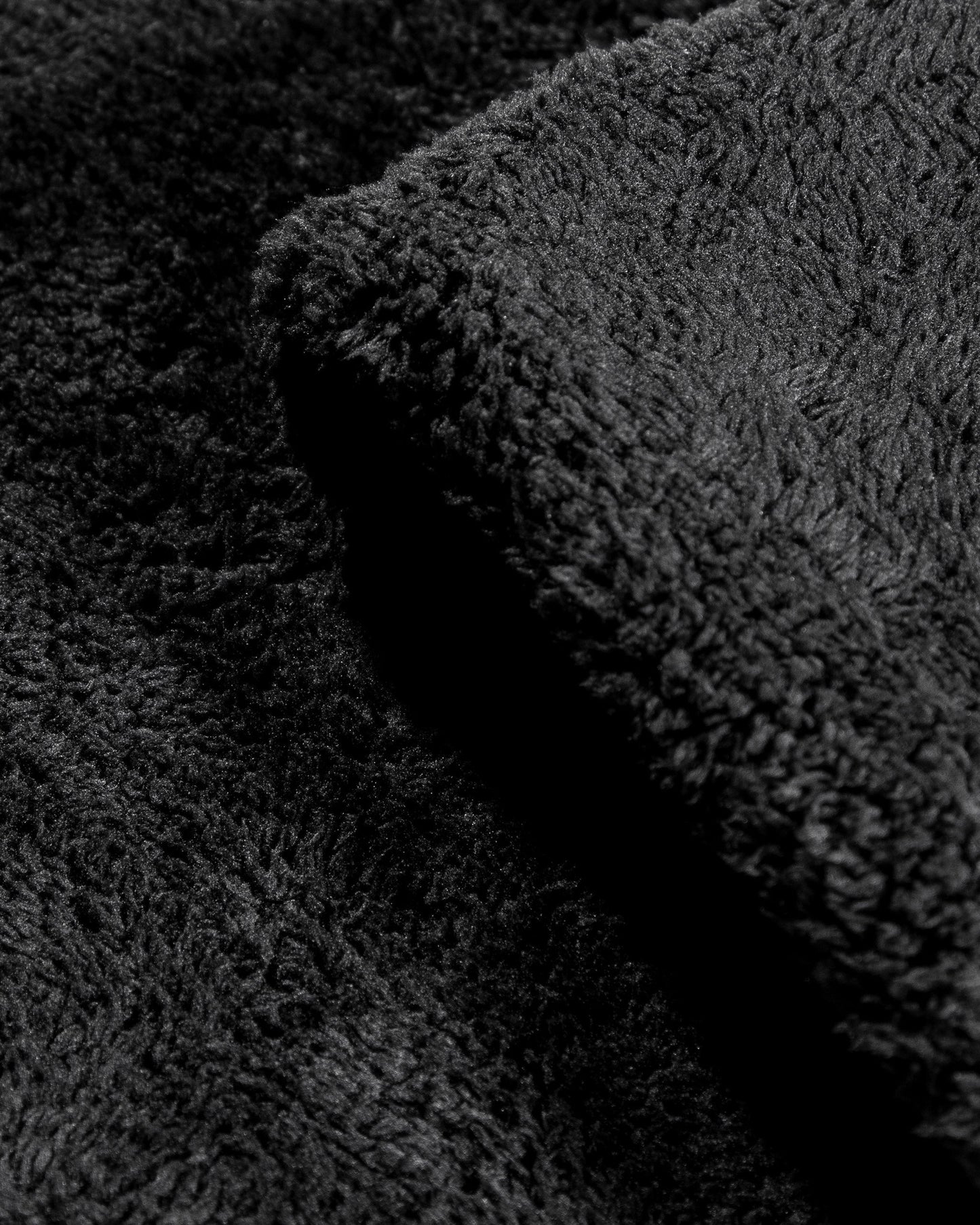 Adam's Borderless Black Lite Plush Towel