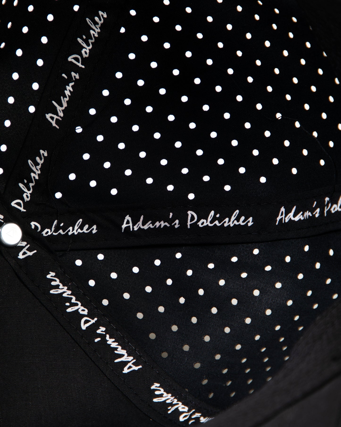 Adam's Performance Snapback Hat - Black & White