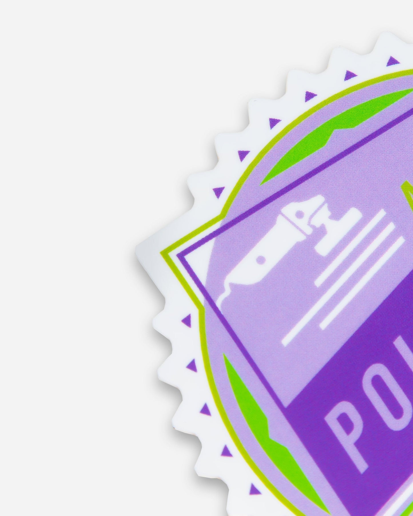 Adam's Purple Polisher Logo Sticker