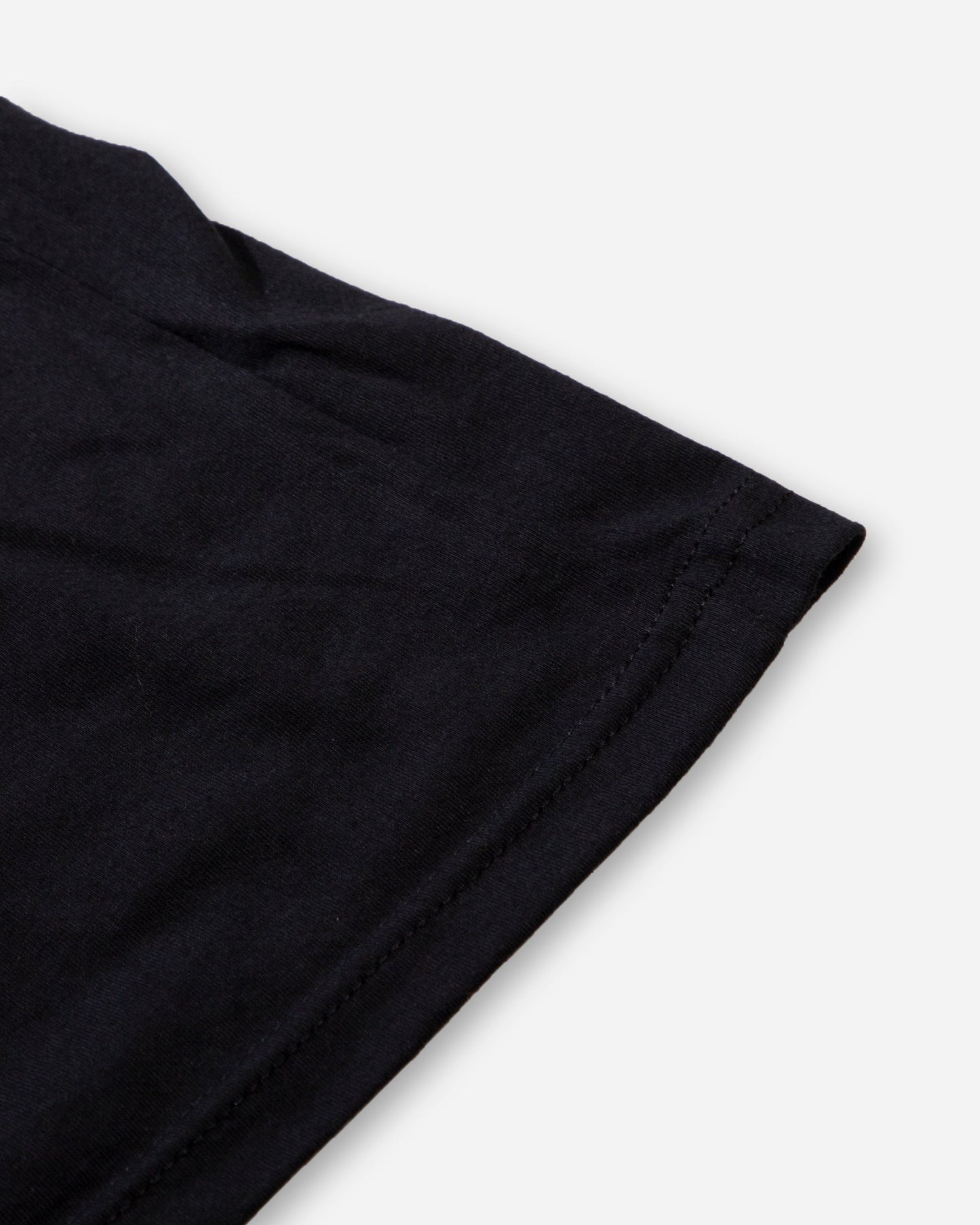 Adam's Brushed Logo Black T-Shirt