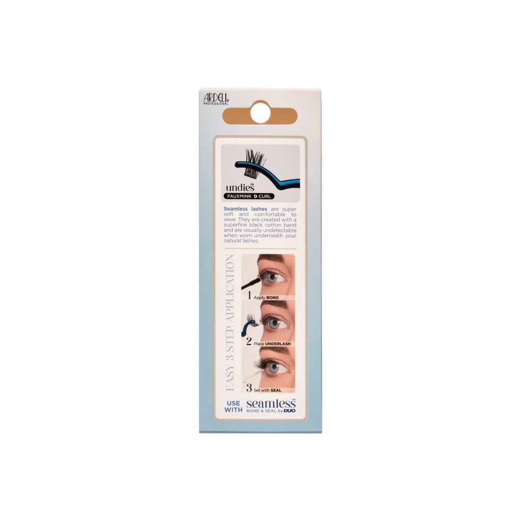 Seamless Underlash Extensions Faux Mink D Curl, 32-Count