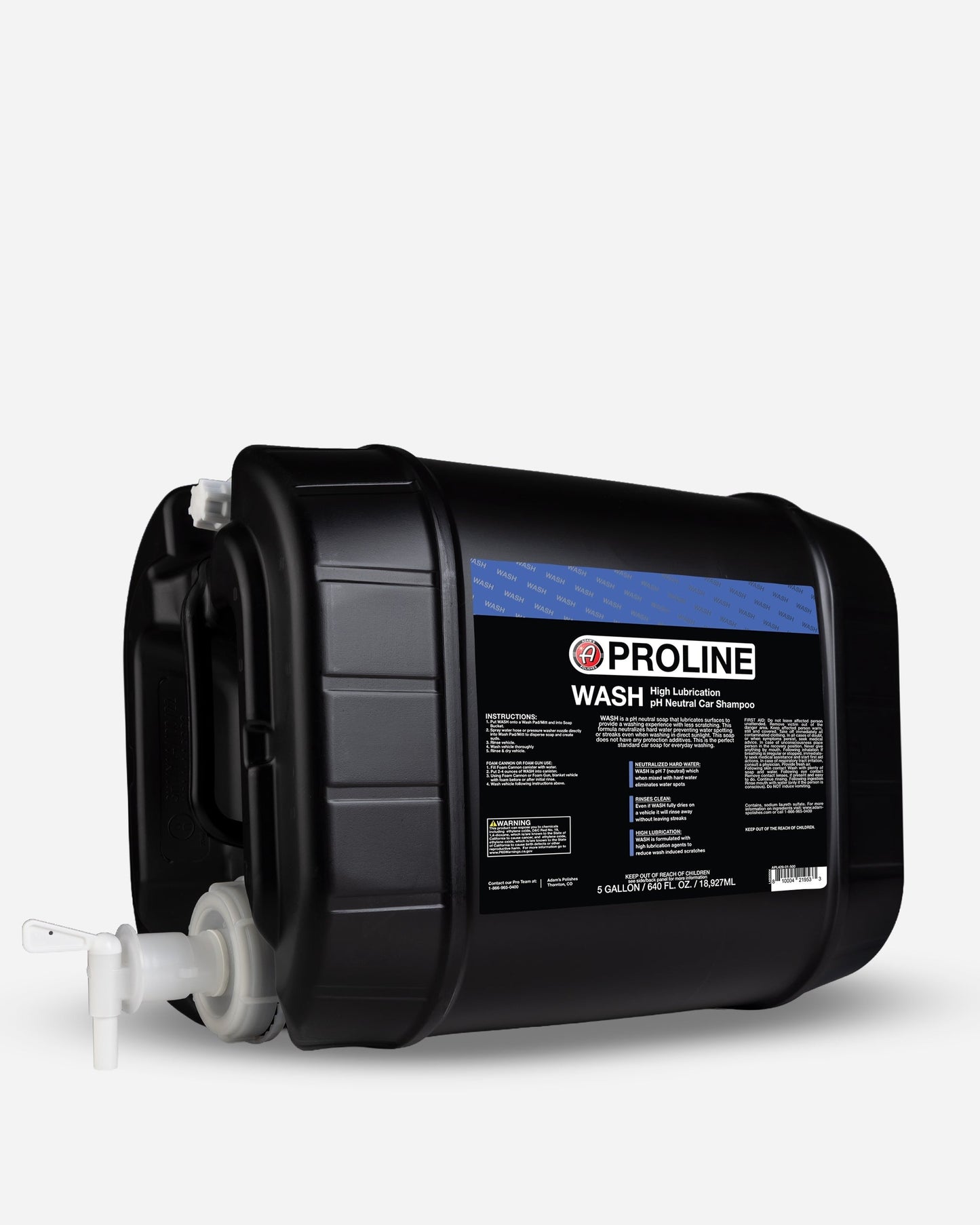 Adam's Proline WASH - Car Wash Soap Concentrate