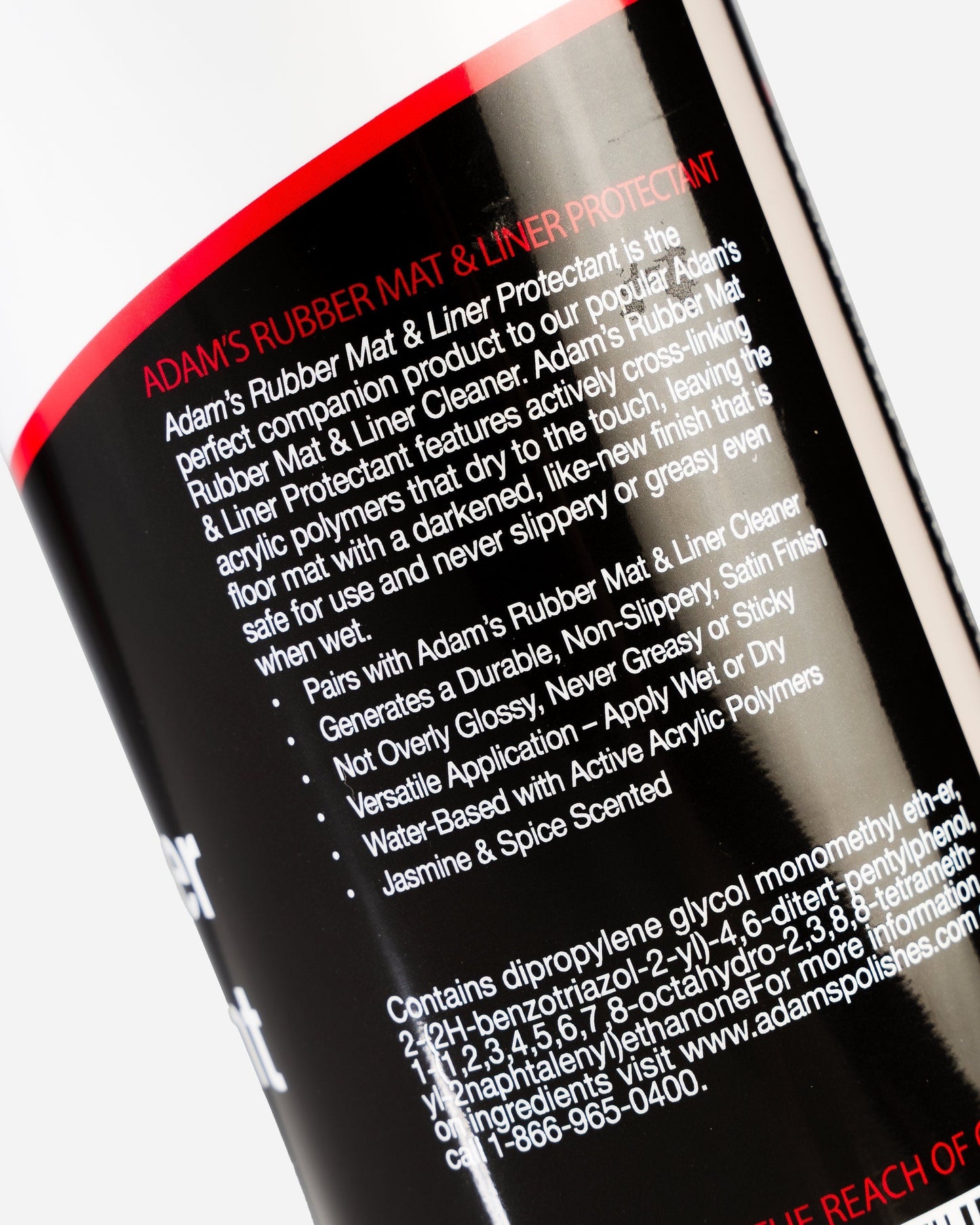 Adam's Rubber Mat & Liner Protectant Gallon With Free 16oz