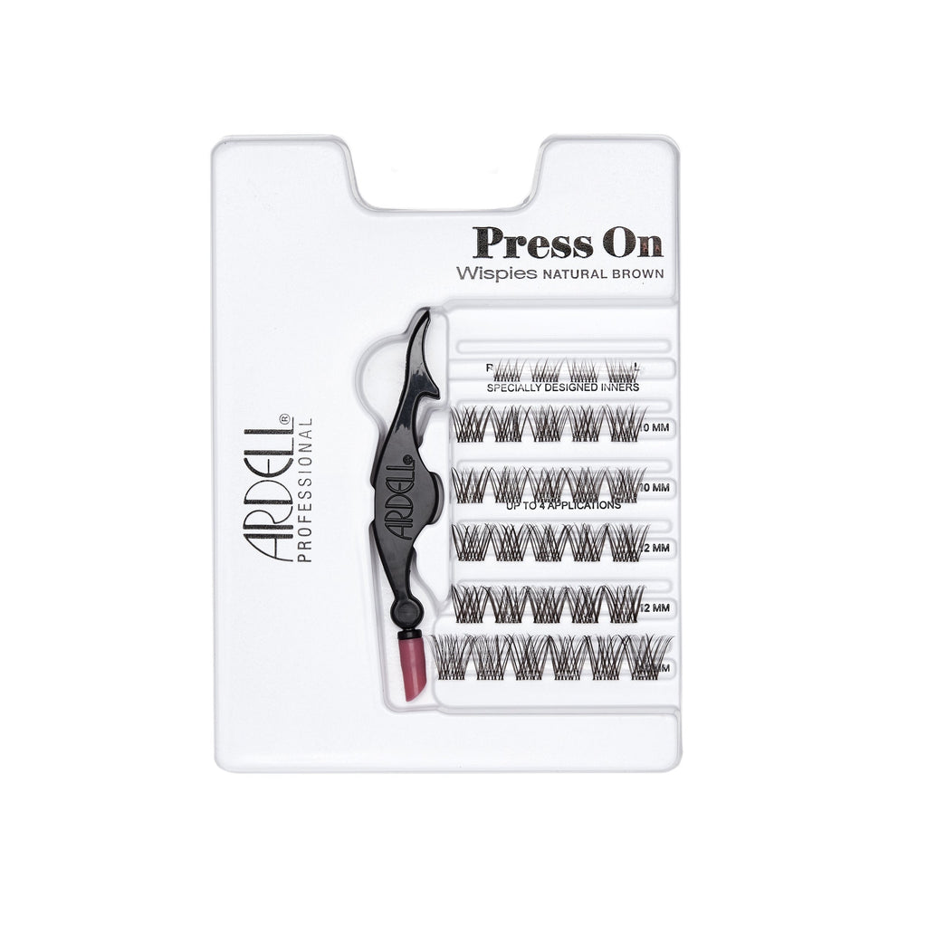 Press On Wispies Natural, Brown, 30-Count