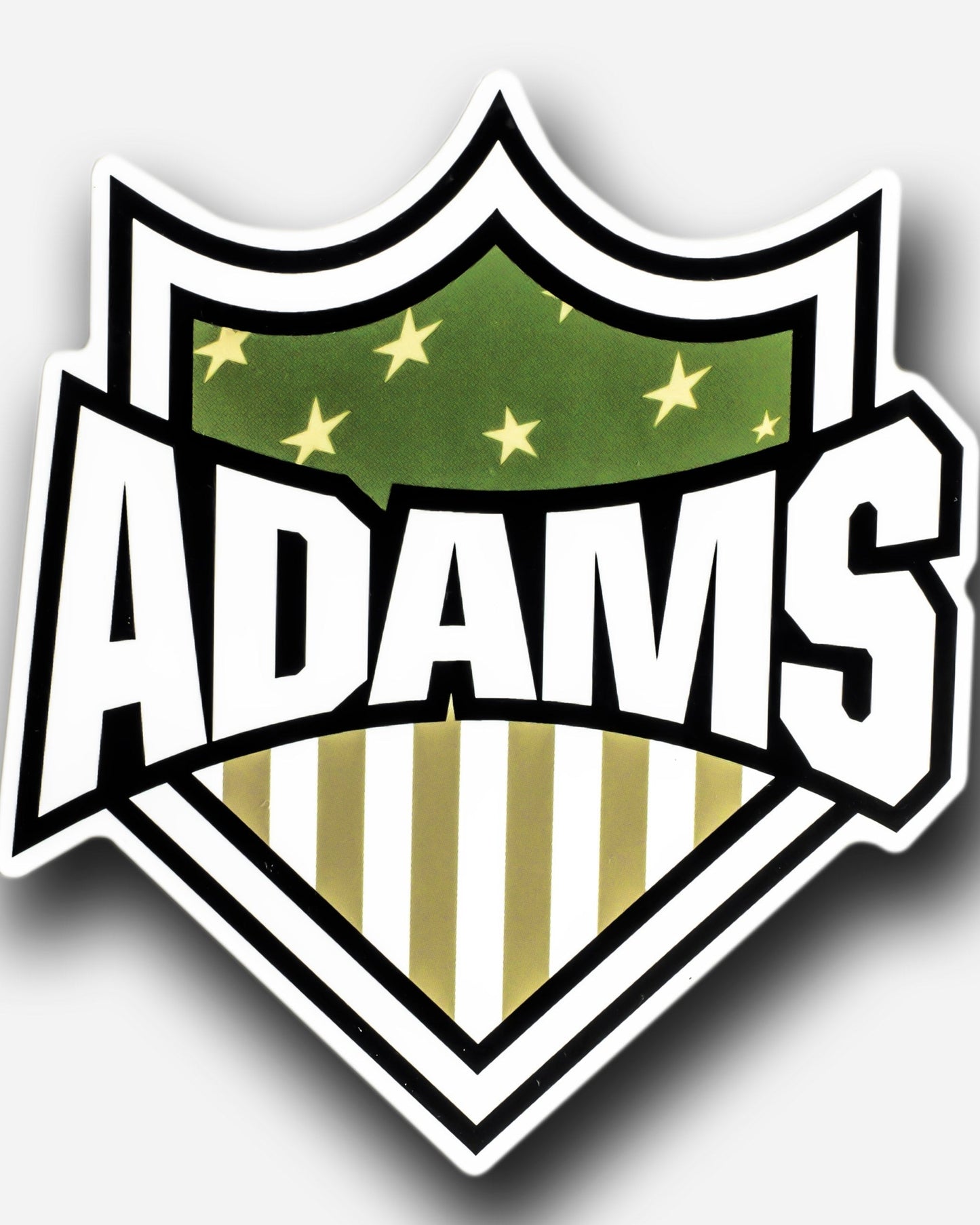 Adam's Green Badge Sticker