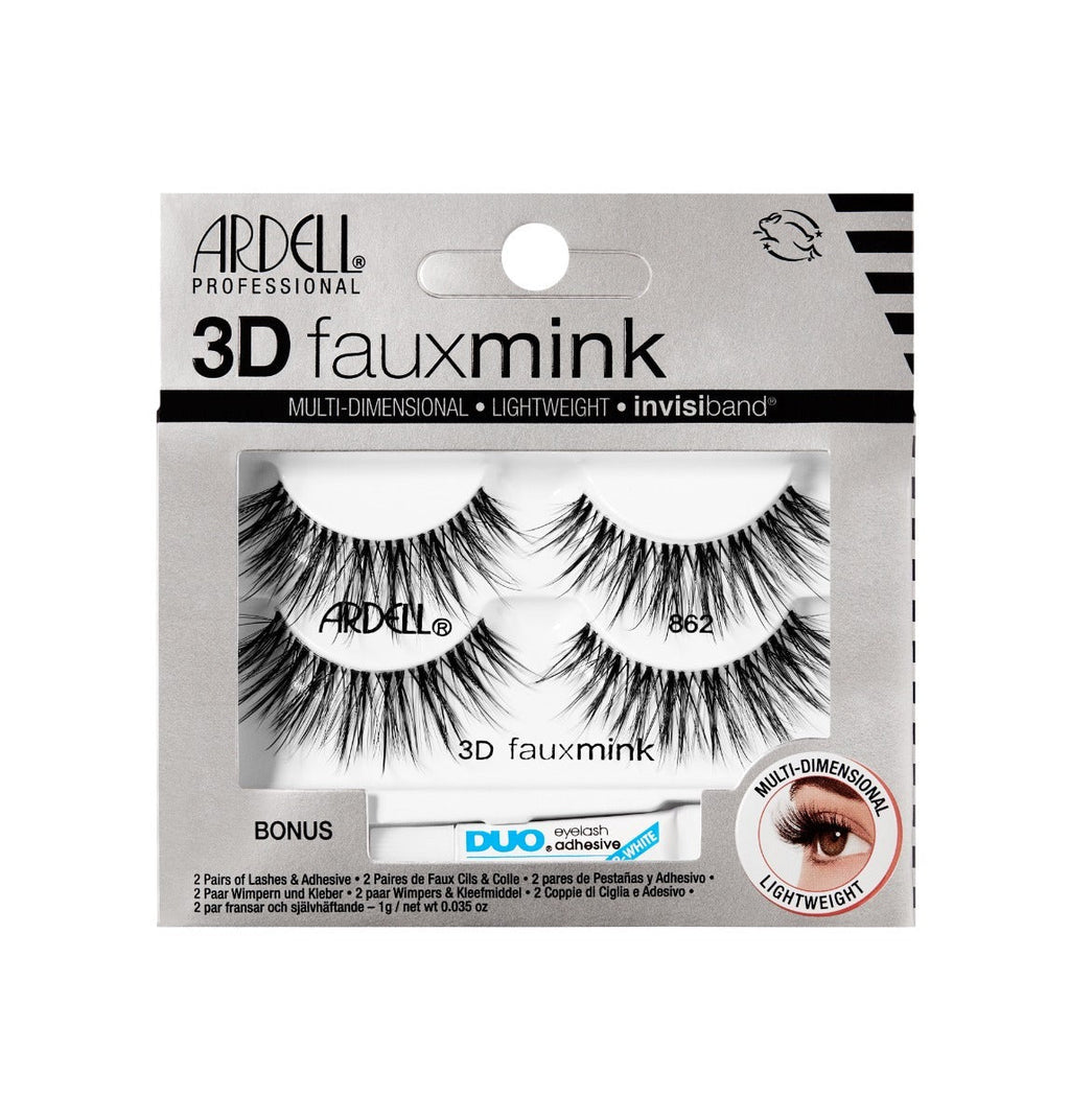 3D Faux Mink 862, 2-Pairs