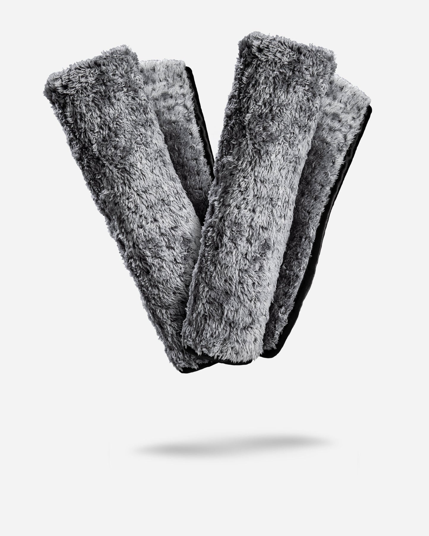 Adam's Grey Plush Waffle Microfiber Towel