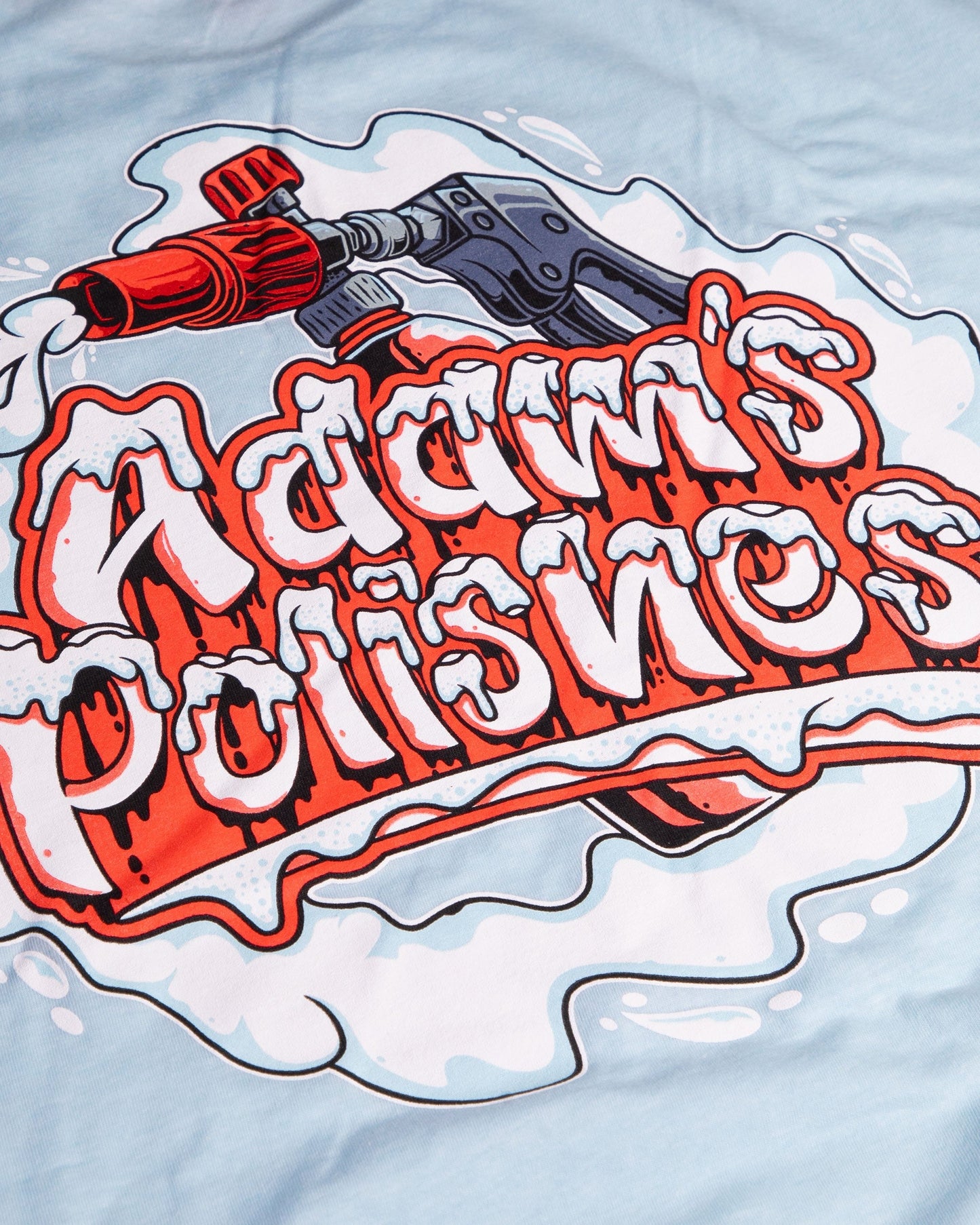 Adam's Light Blue Foam Cannon T-Shirt