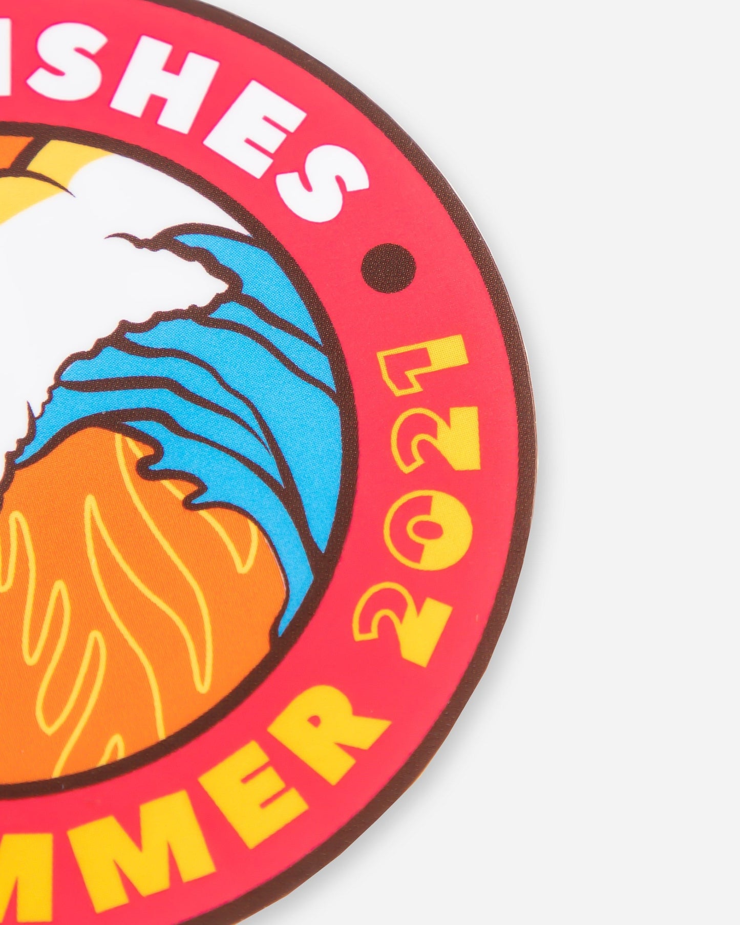 Adam's Summer Circle Sticker