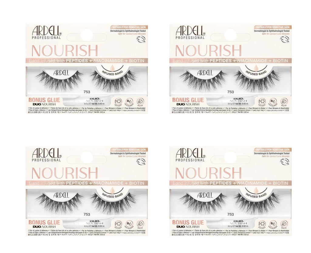 Nourish Lashes 753, 4-Pack