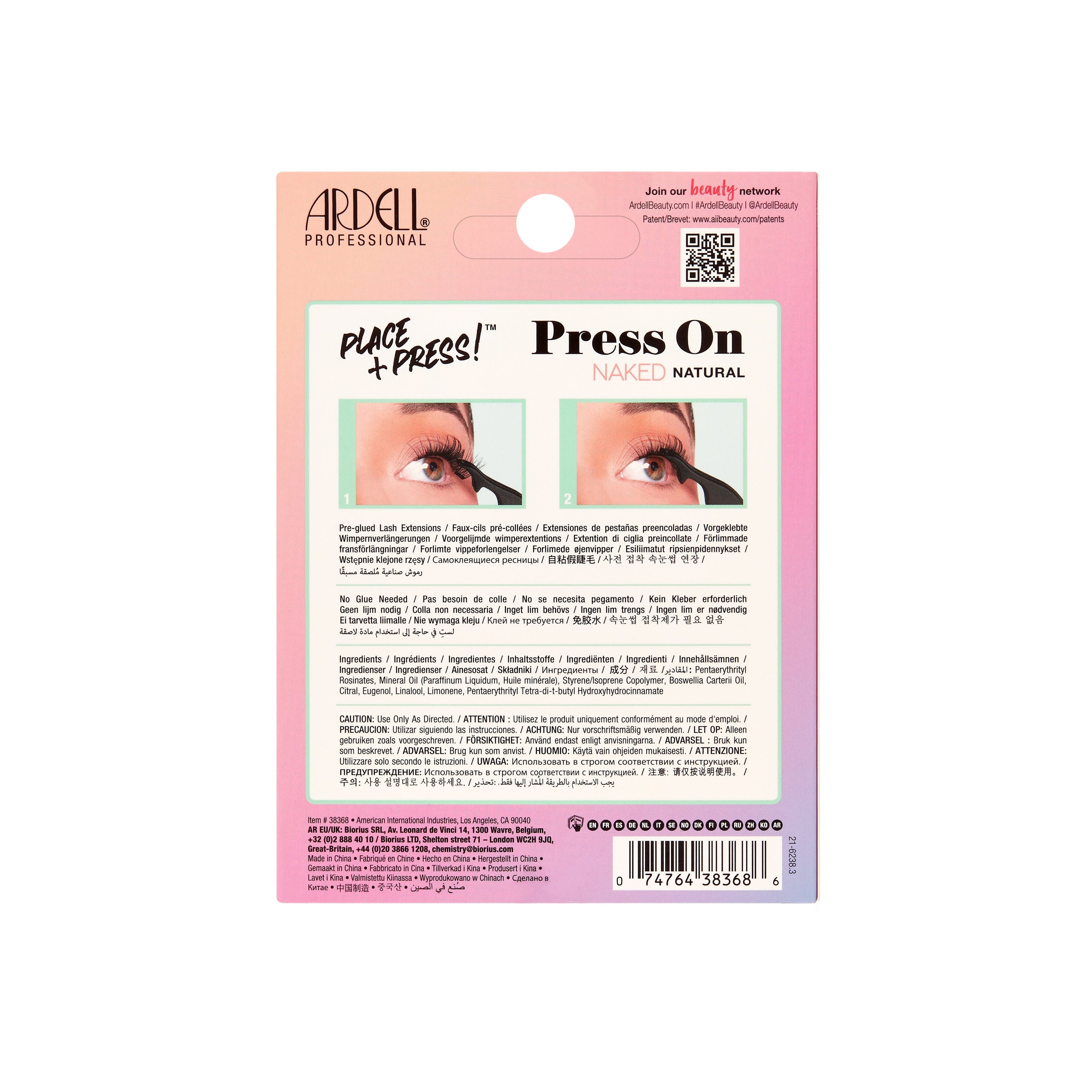 Press On Naked Natural, 100-Count