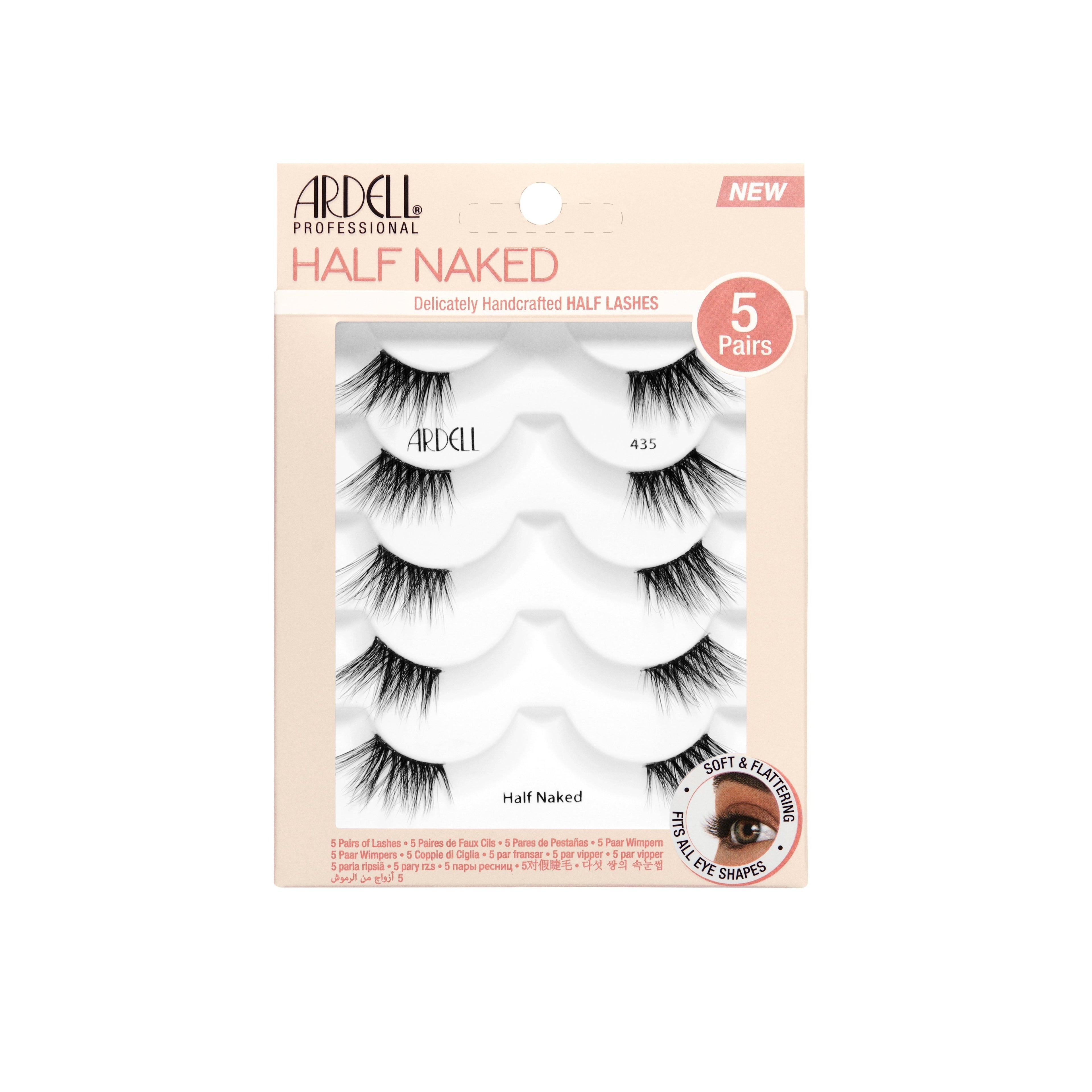 Half Naked Lashes 435, 5-Pairs