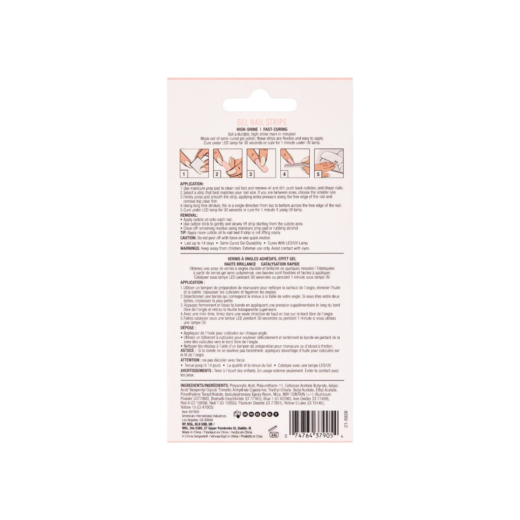 Nail Addict Gel Nail Strips - First Kiss