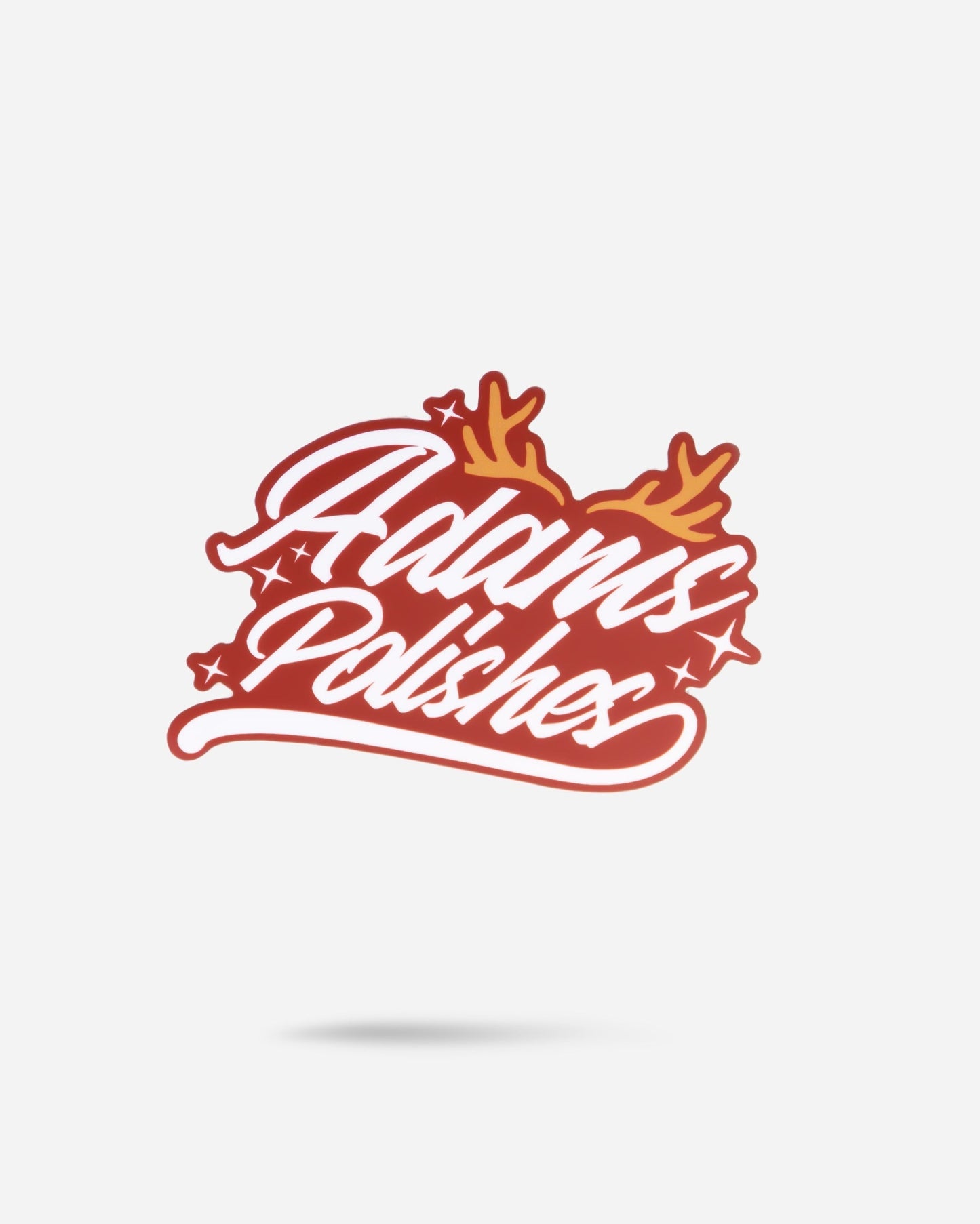 Adam's Holiday Antlers Sticker