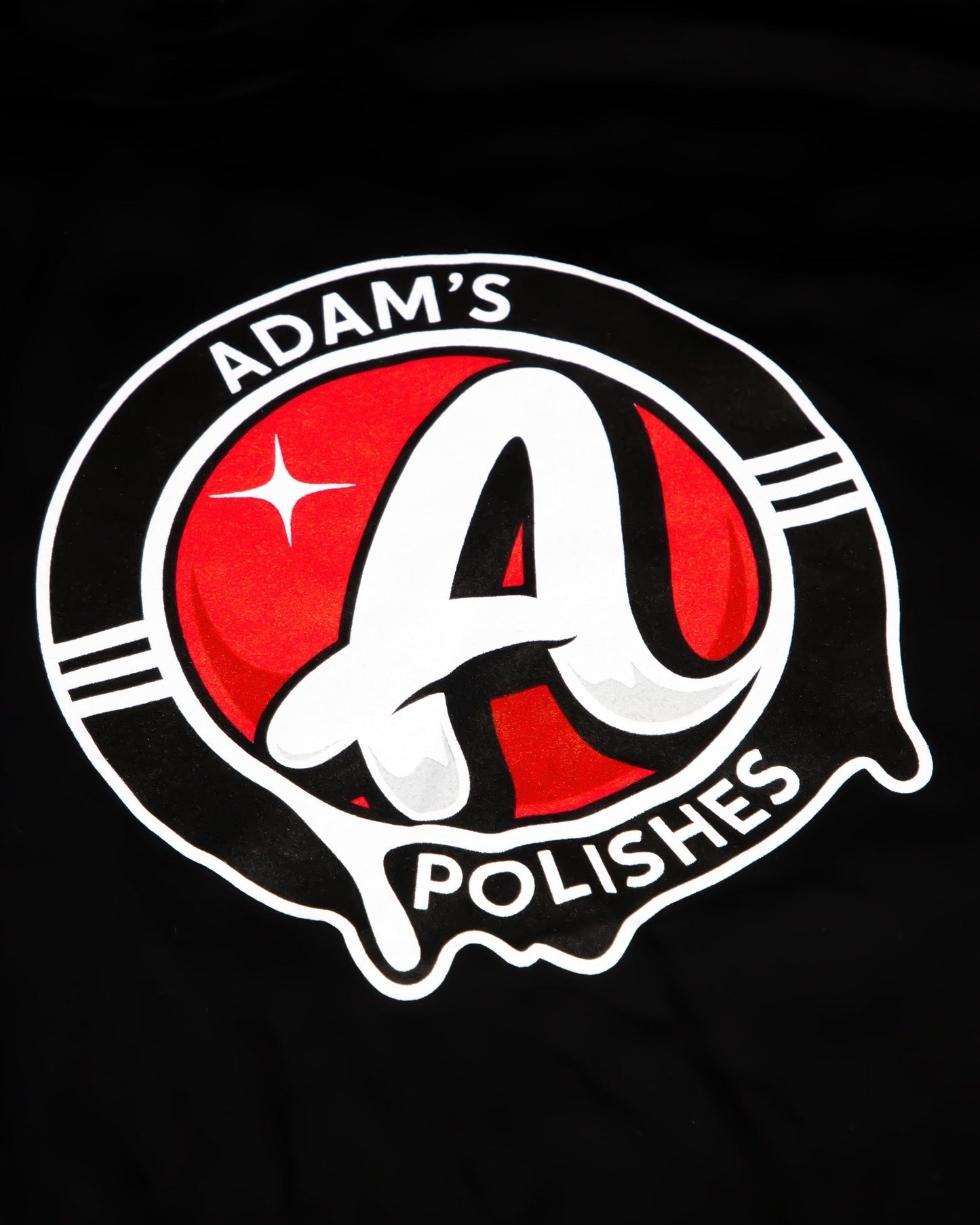 Adam's Melting Logo Black T-Shirt