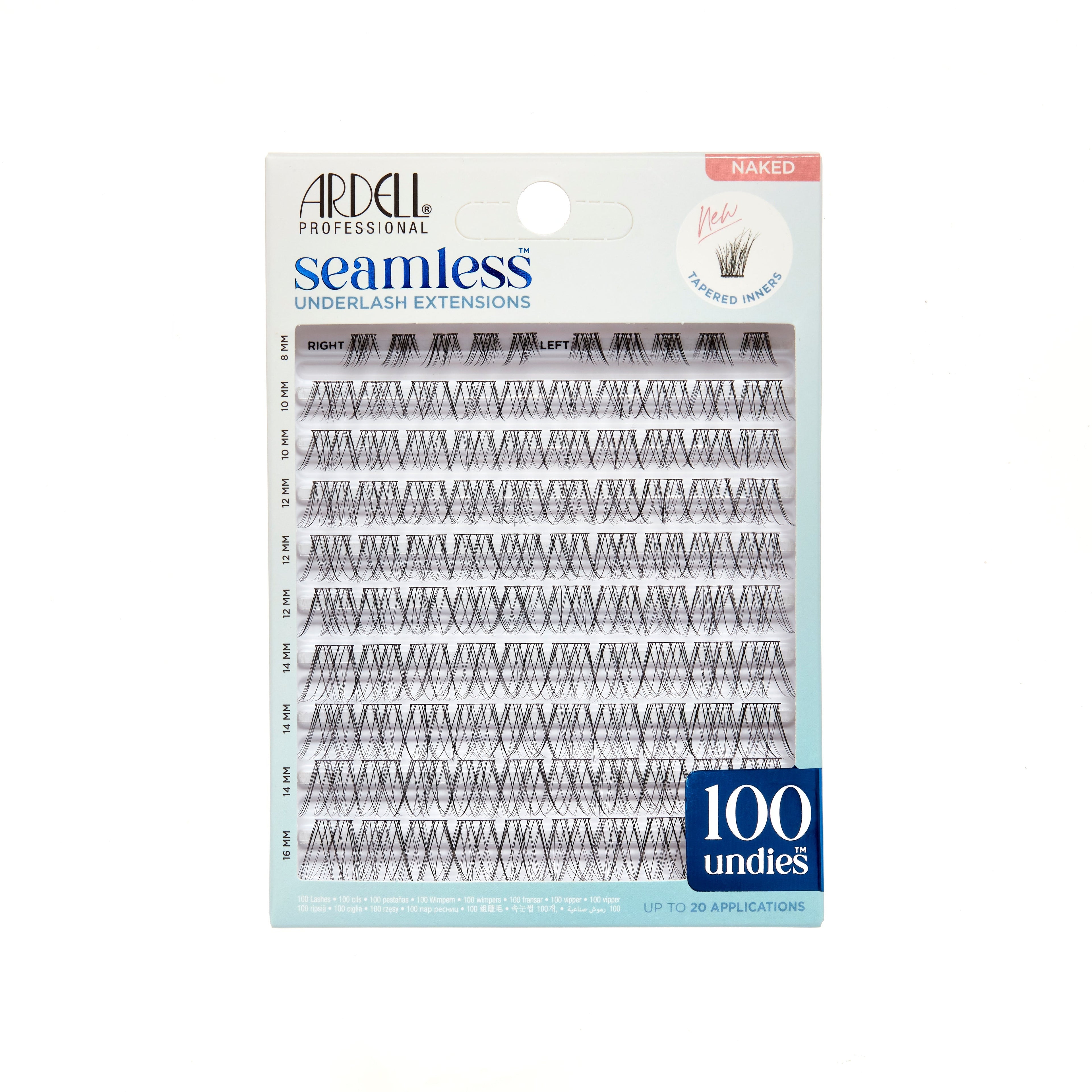Seamless Underlash Extensions Naked, 100-Count