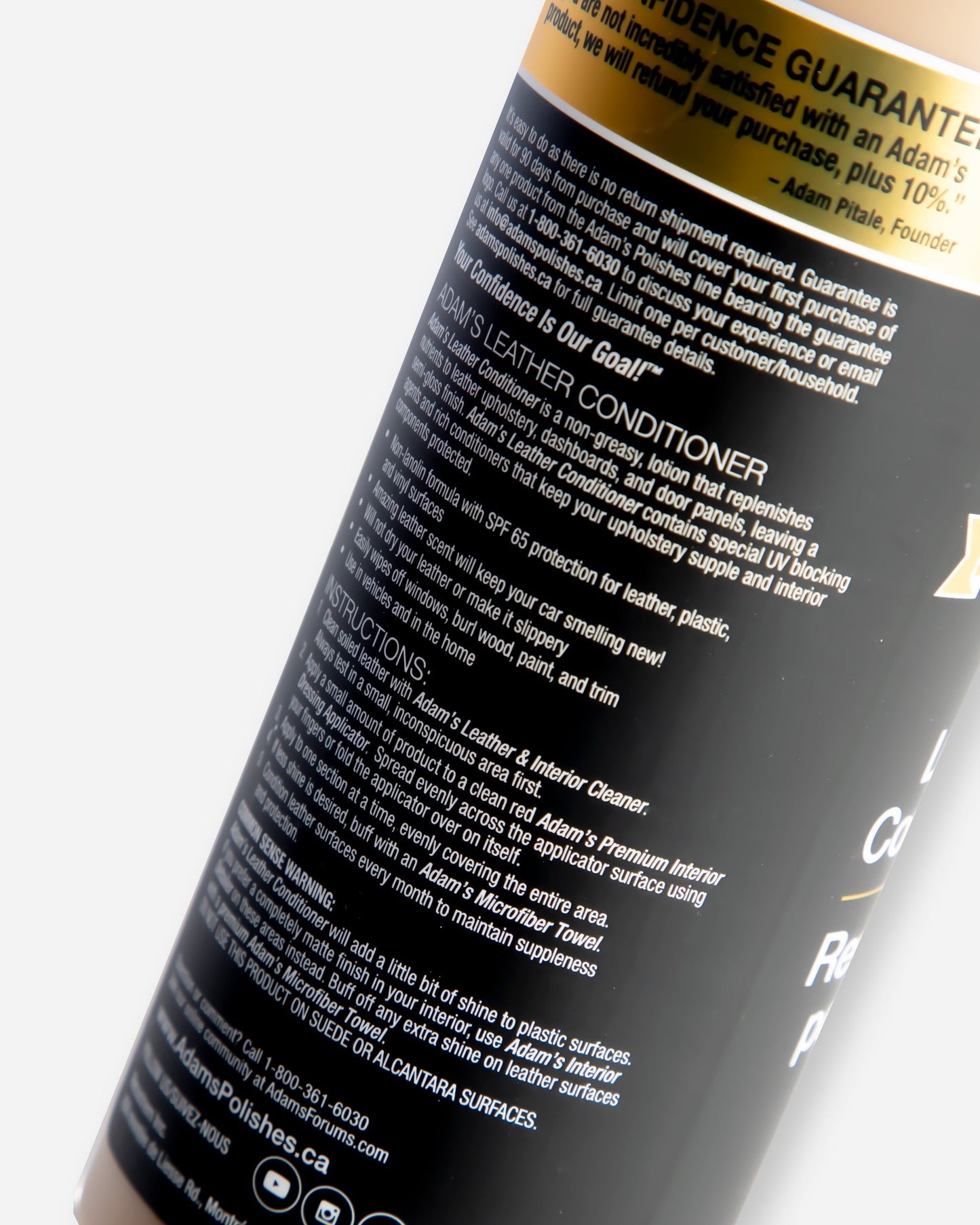Adam's Leather Conditioner - Canada