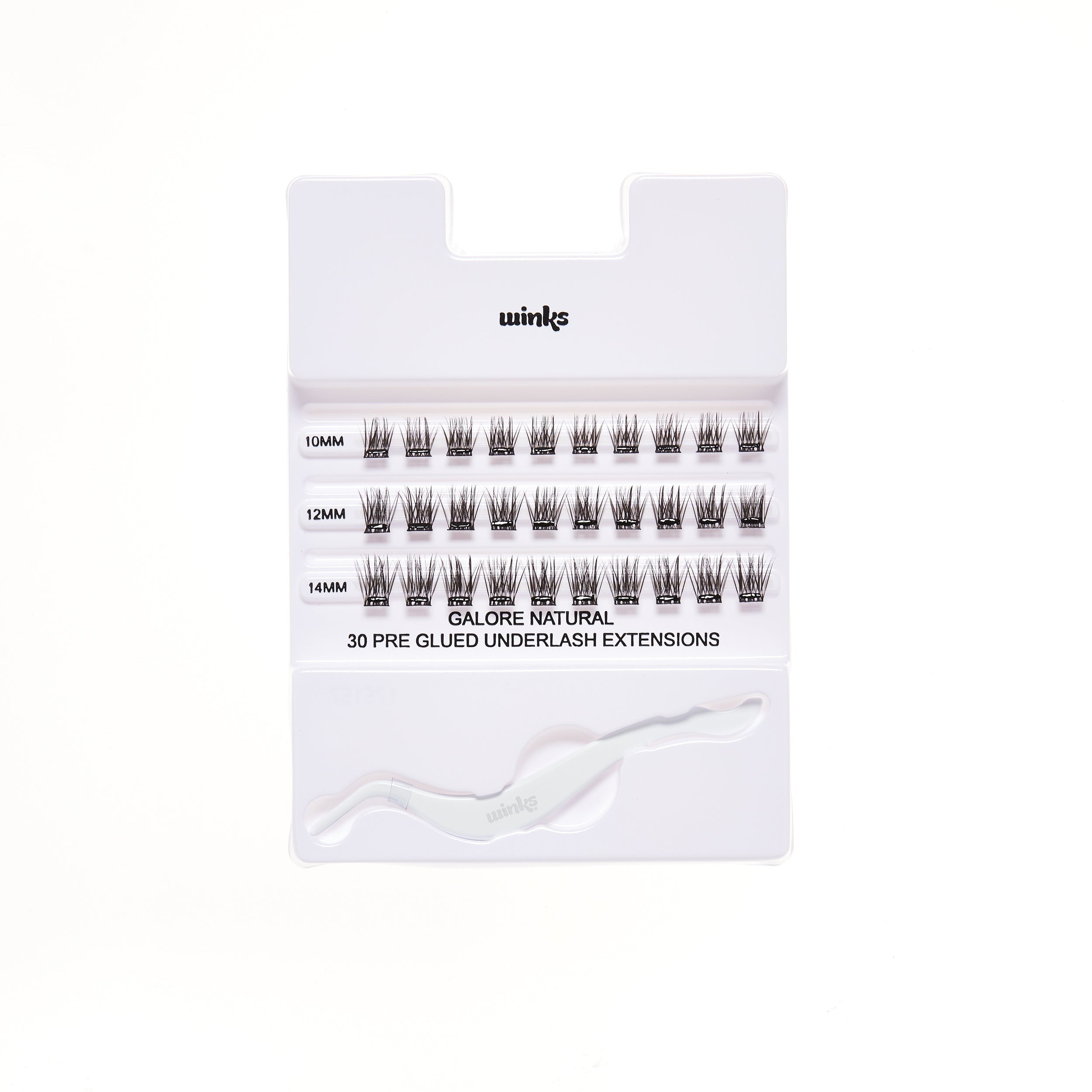 Winks Press On 30 pc Natural + Applicator