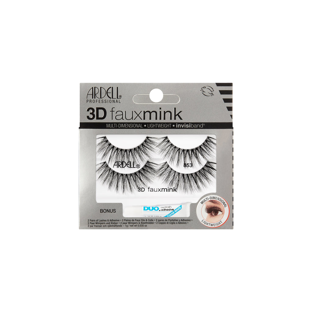 3D Faux Mink 853, 2-Pairs