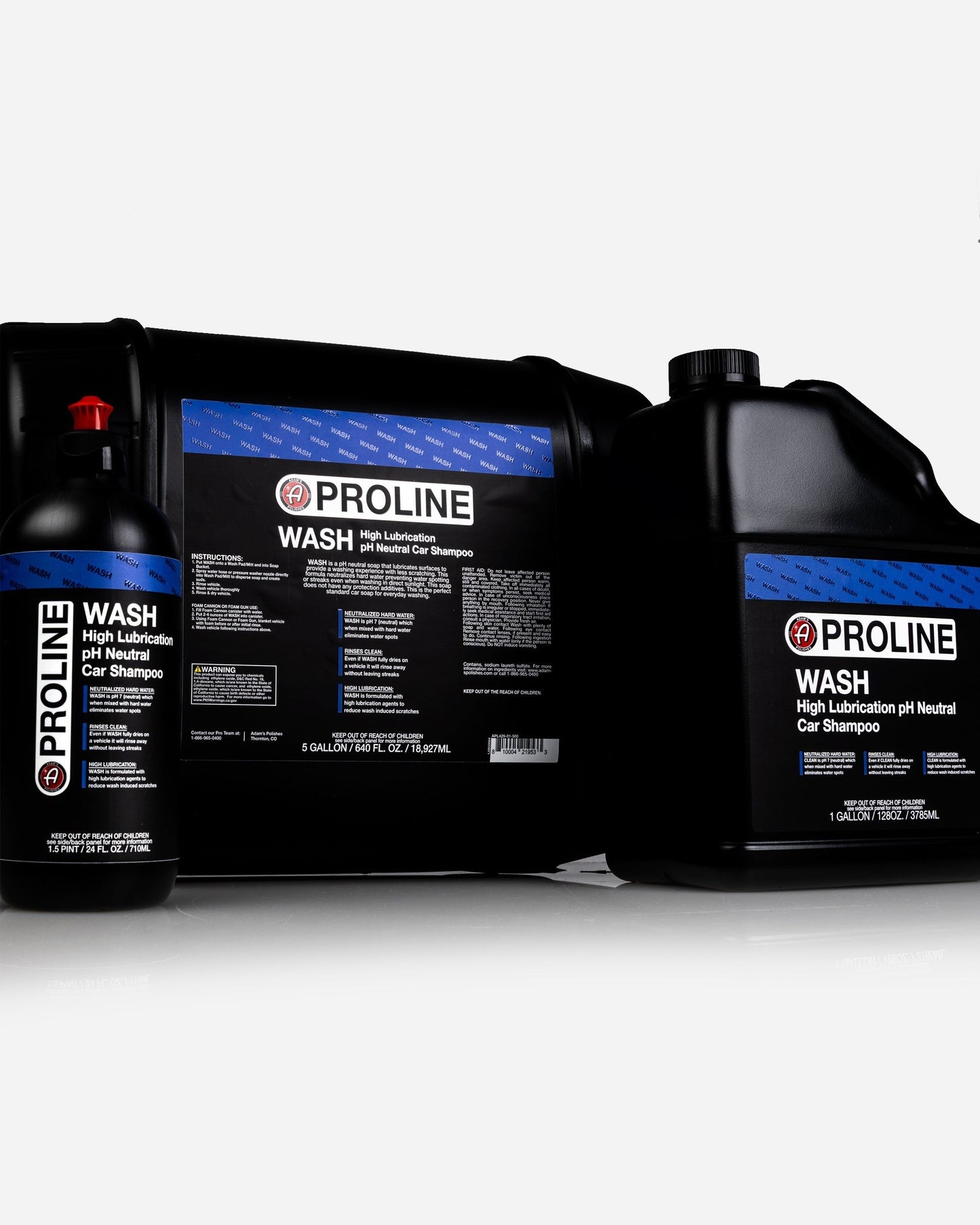 Adam's Proline WASH - Car Wash Soap Concentrate