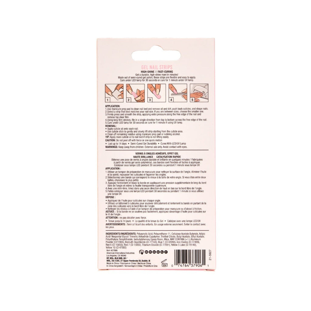 Nail Addict Gel Nail Strips - Blushing Bride