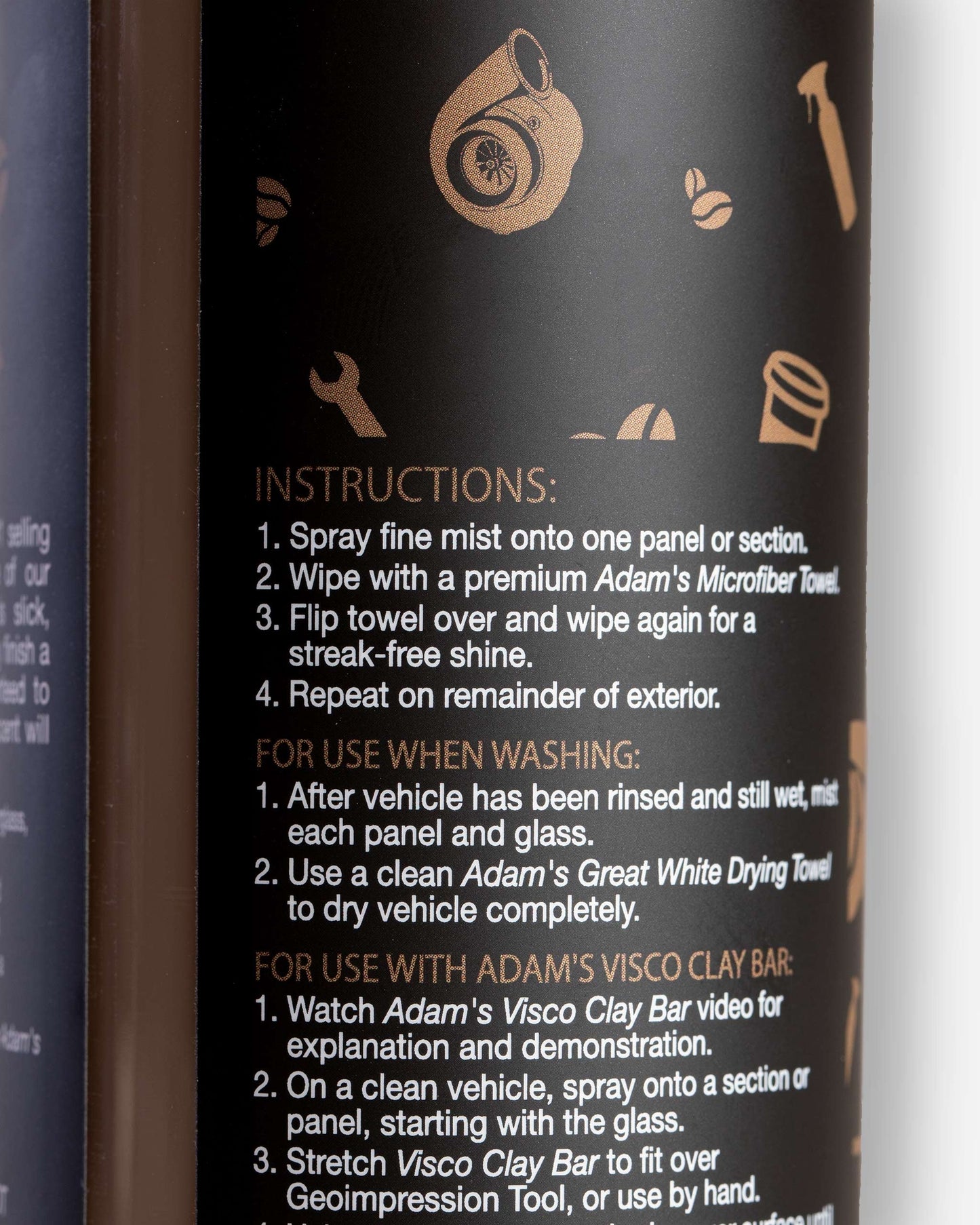 Adam's Cars & Coffee Detail Spray 2019
