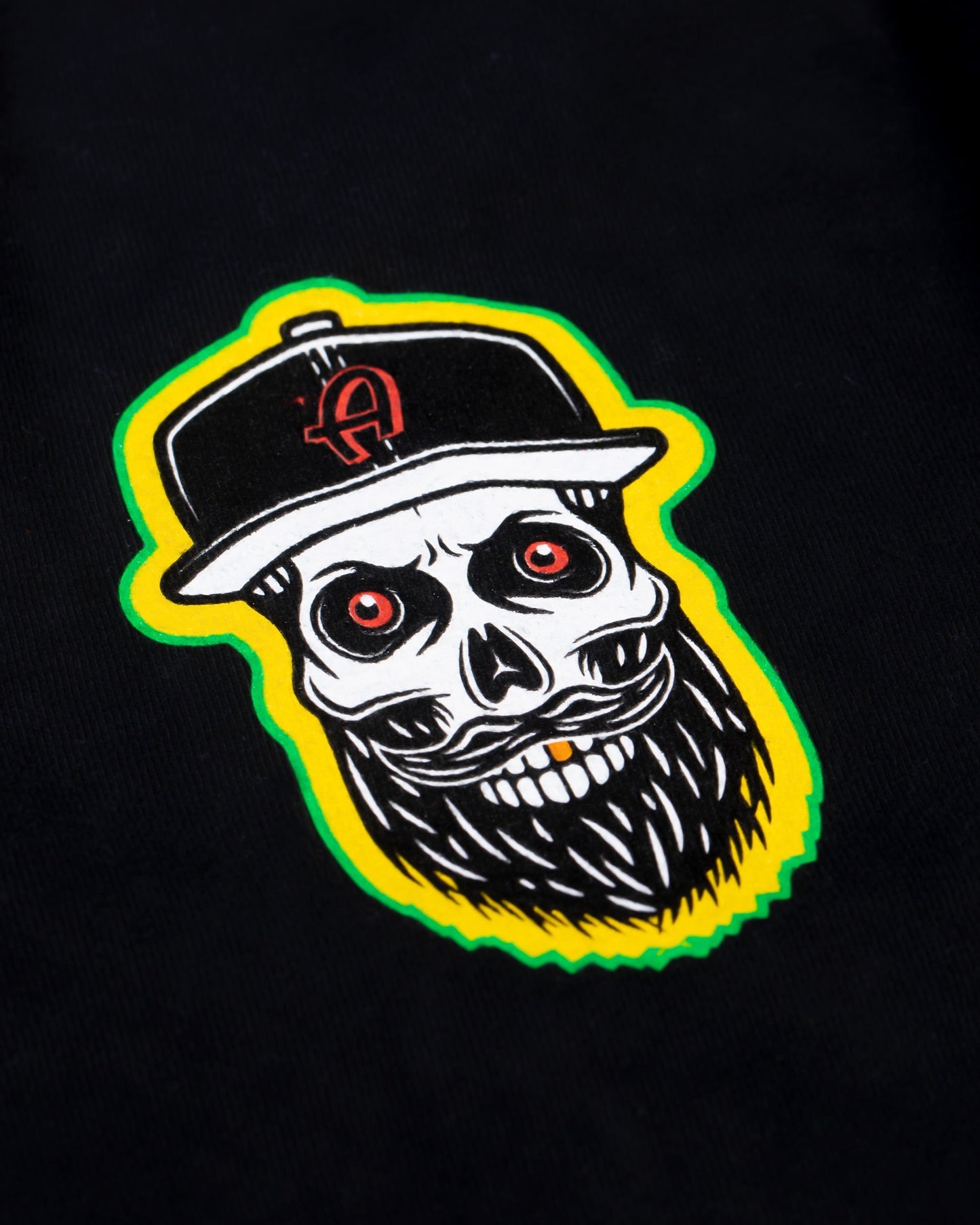 Adam's Skeleton Black Long-Sleeve T-Shirt
