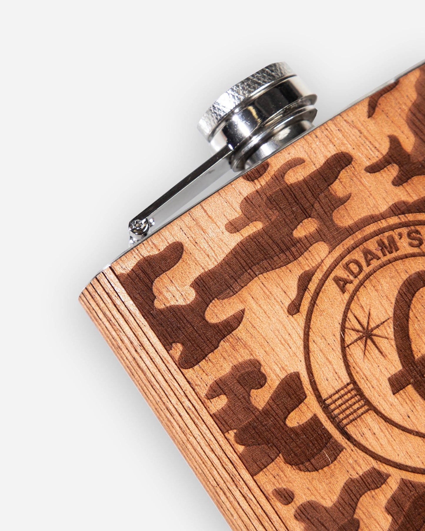 Adam's X Woodchuck Camo Flask