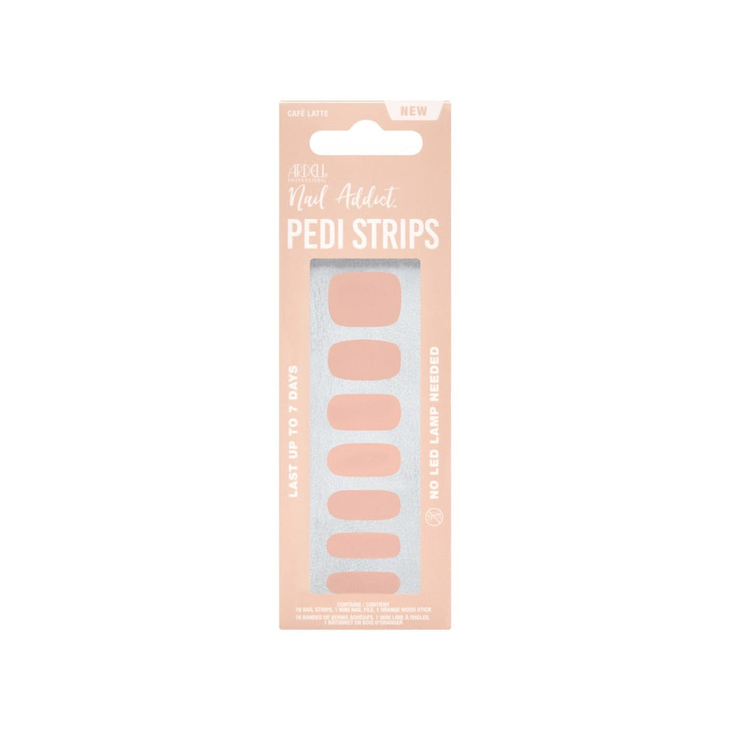 Nail Addict Pedi Strips - Café Latte