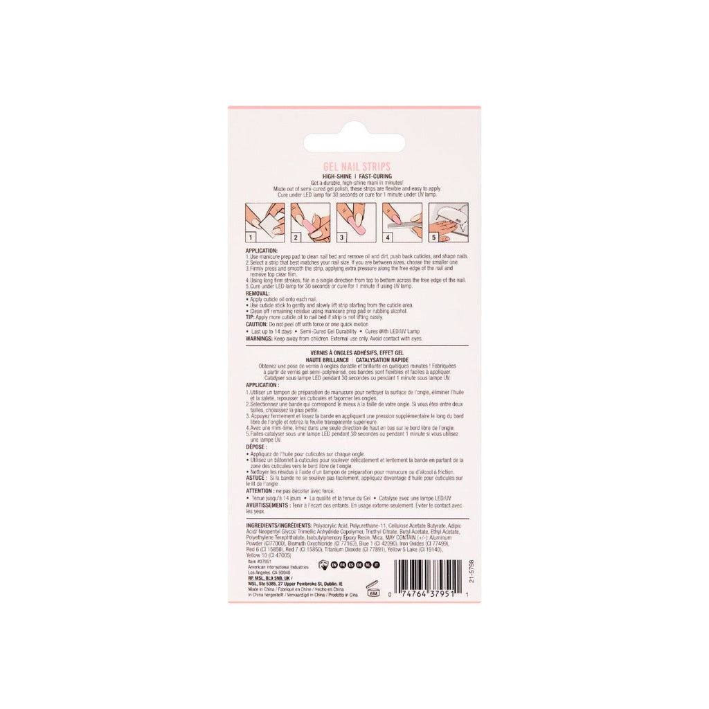 Nail Addict Gel Nail Strips - Cupids Bow