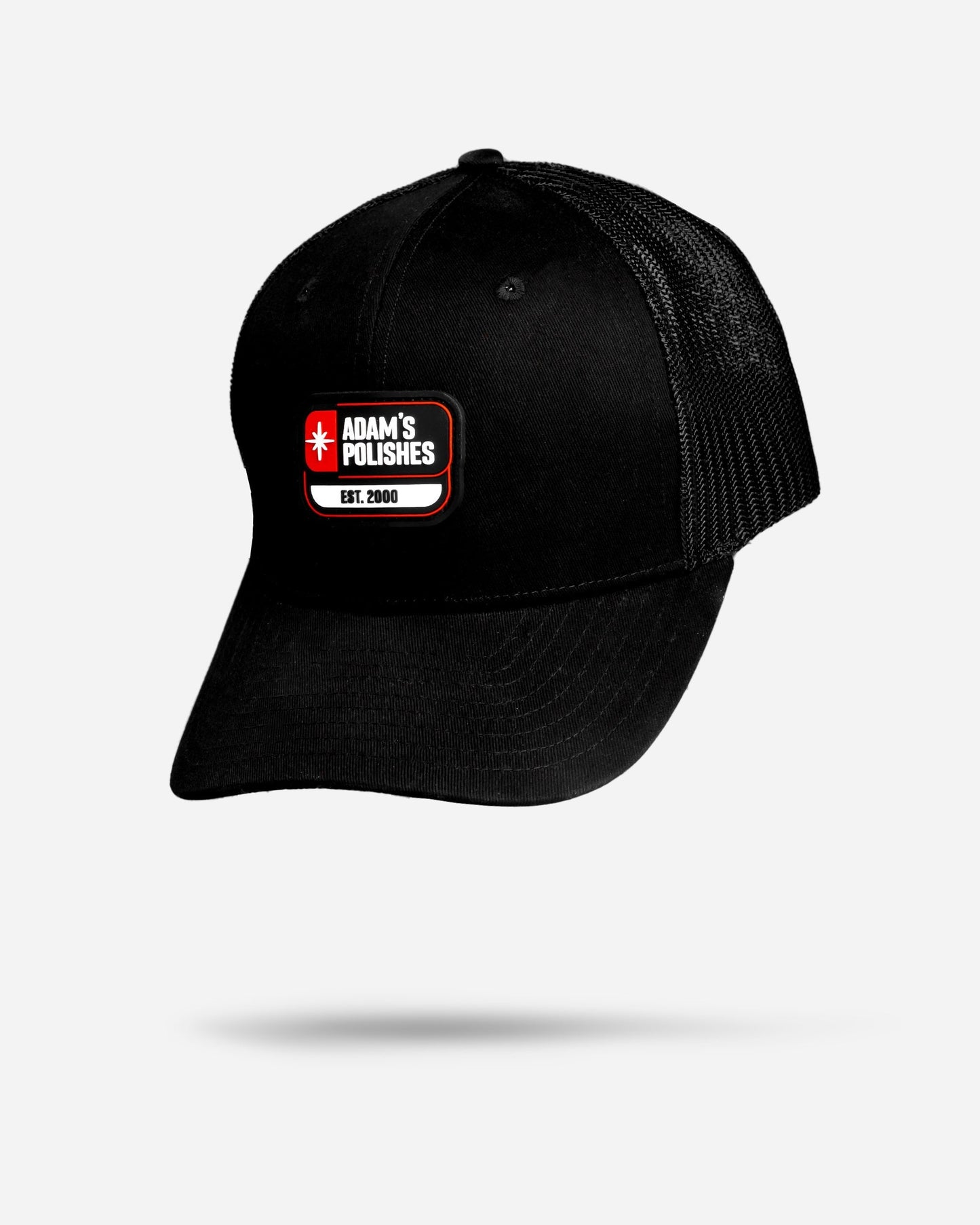 Adam's Shine Patch Black Trucker Hat