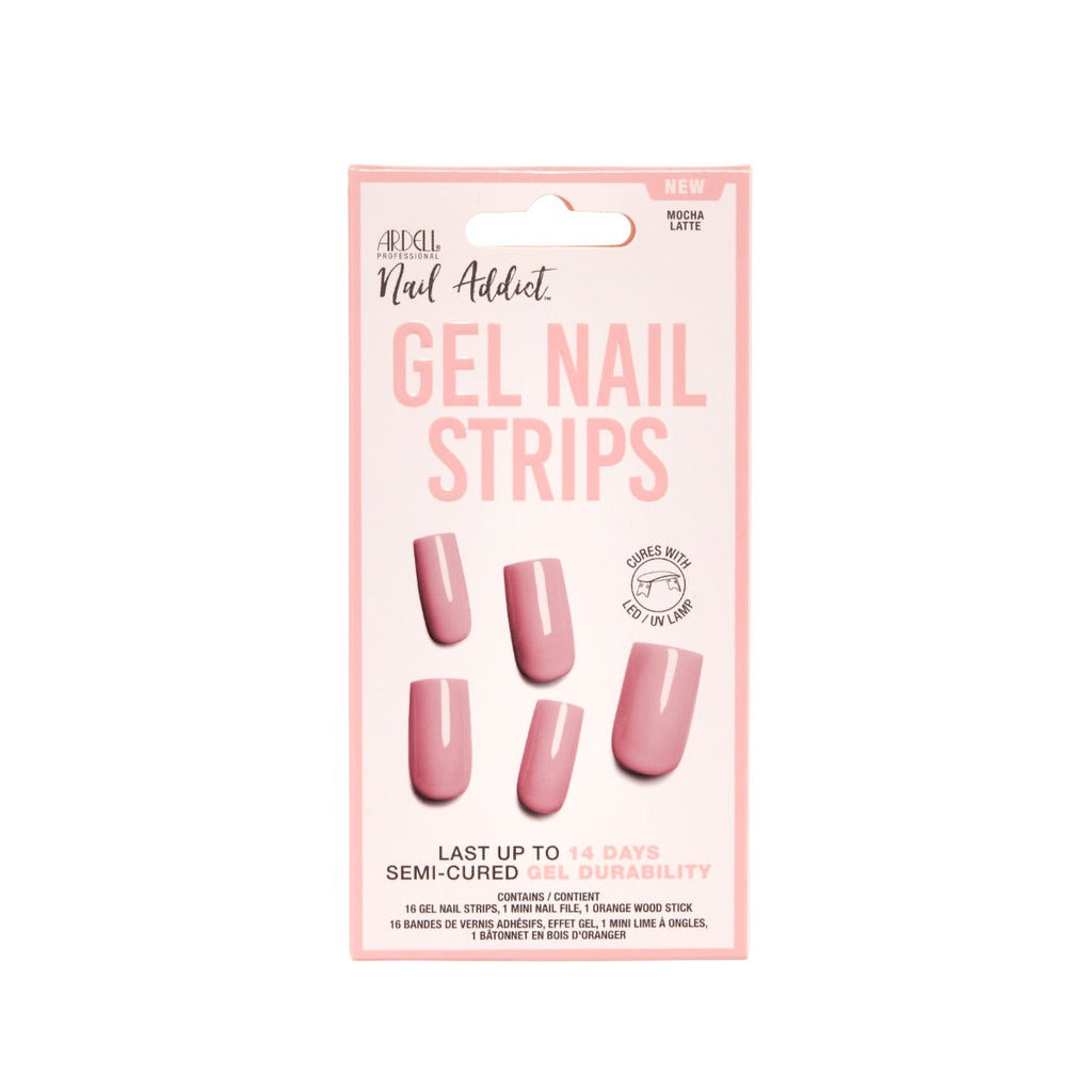 Nail Addict Gel Nail Strips - Mocha Latte