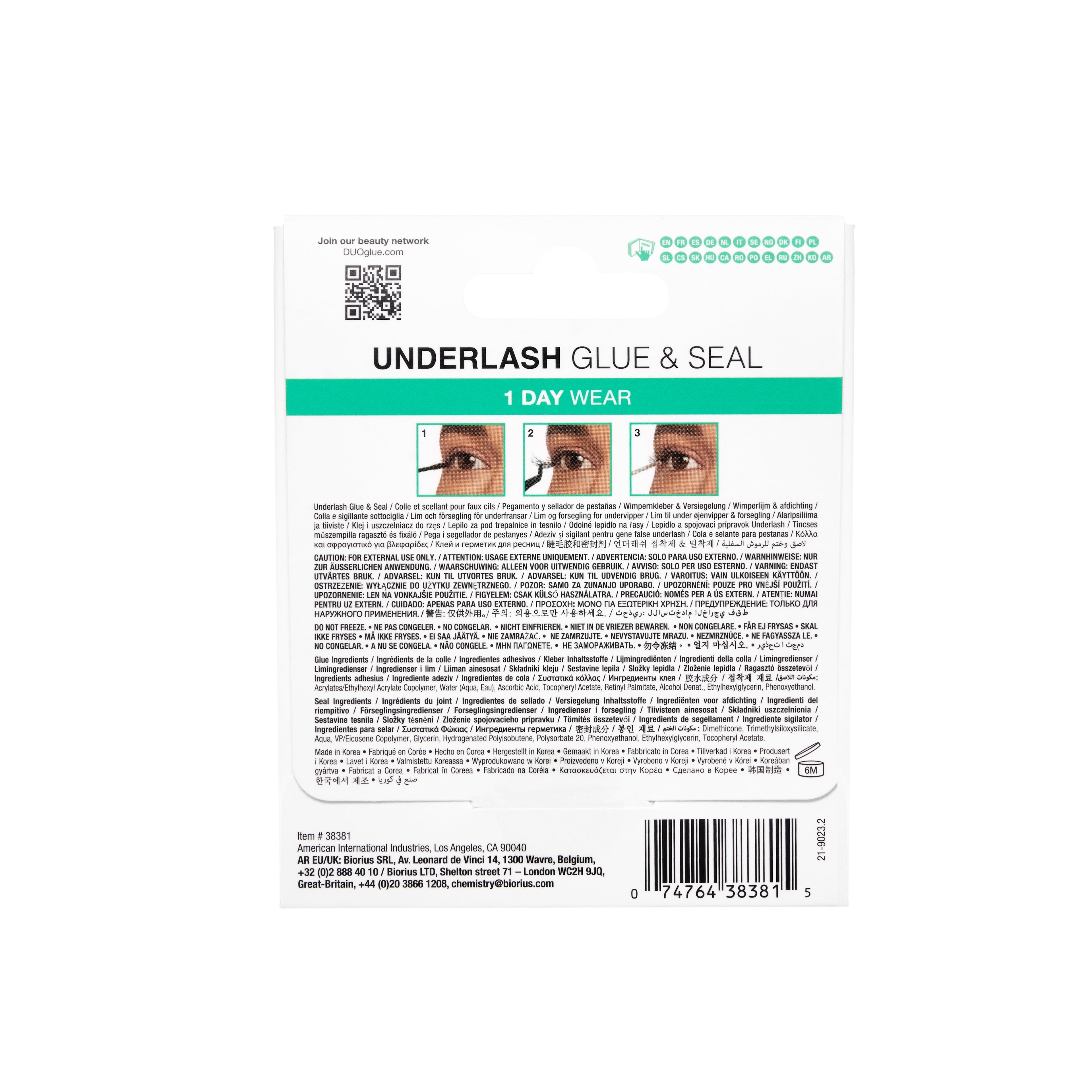 DUO Underlash 1 Day Clear Glue & Seal