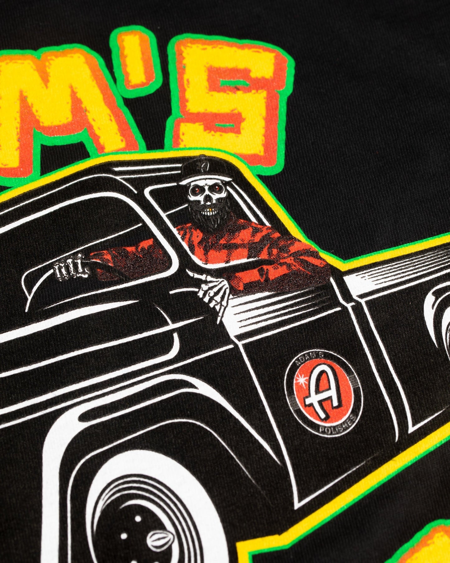 Adam's Skeleton Black Long-Sleeve T-Shirt