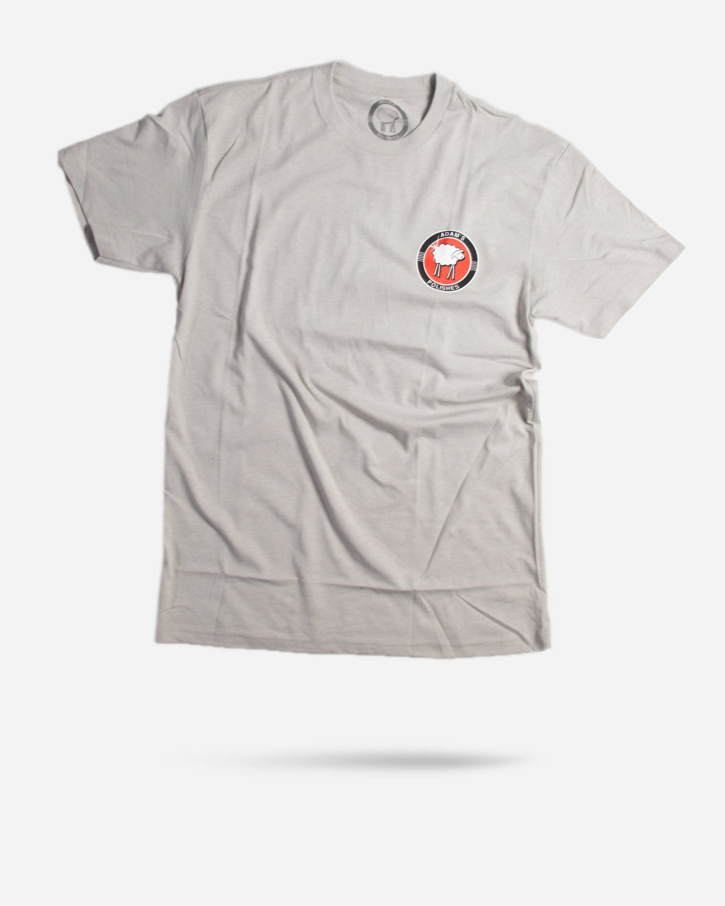 Sheepey Race X Adam's Polishes Ash Grey T-Shirt