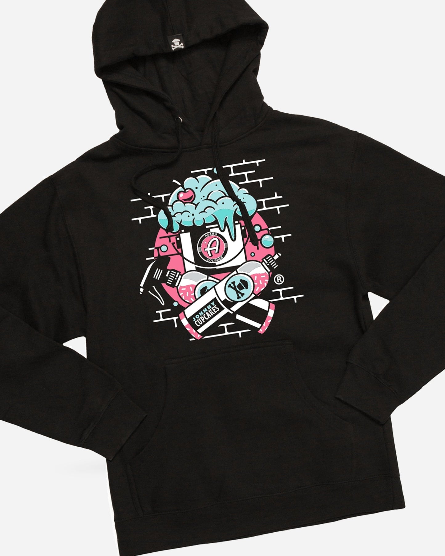 Adam's Polishes x Johnny Cupcakes Black Cupcake Hoodie