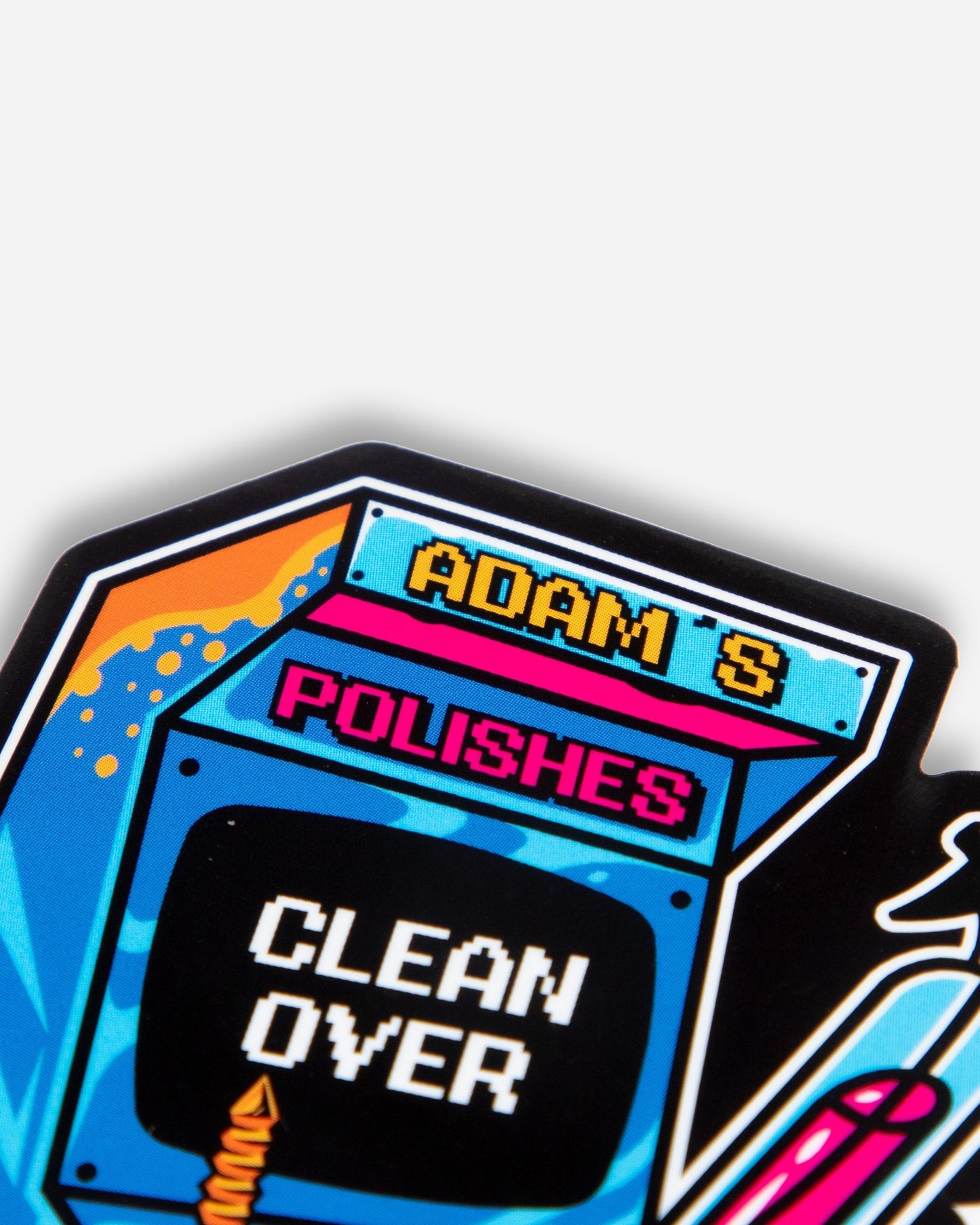 Adam's Clean Over Arcade Sticker