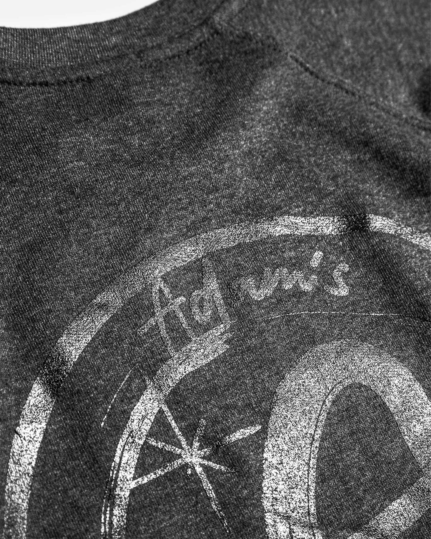 Adam's Grey Brushed Logo Crewneck