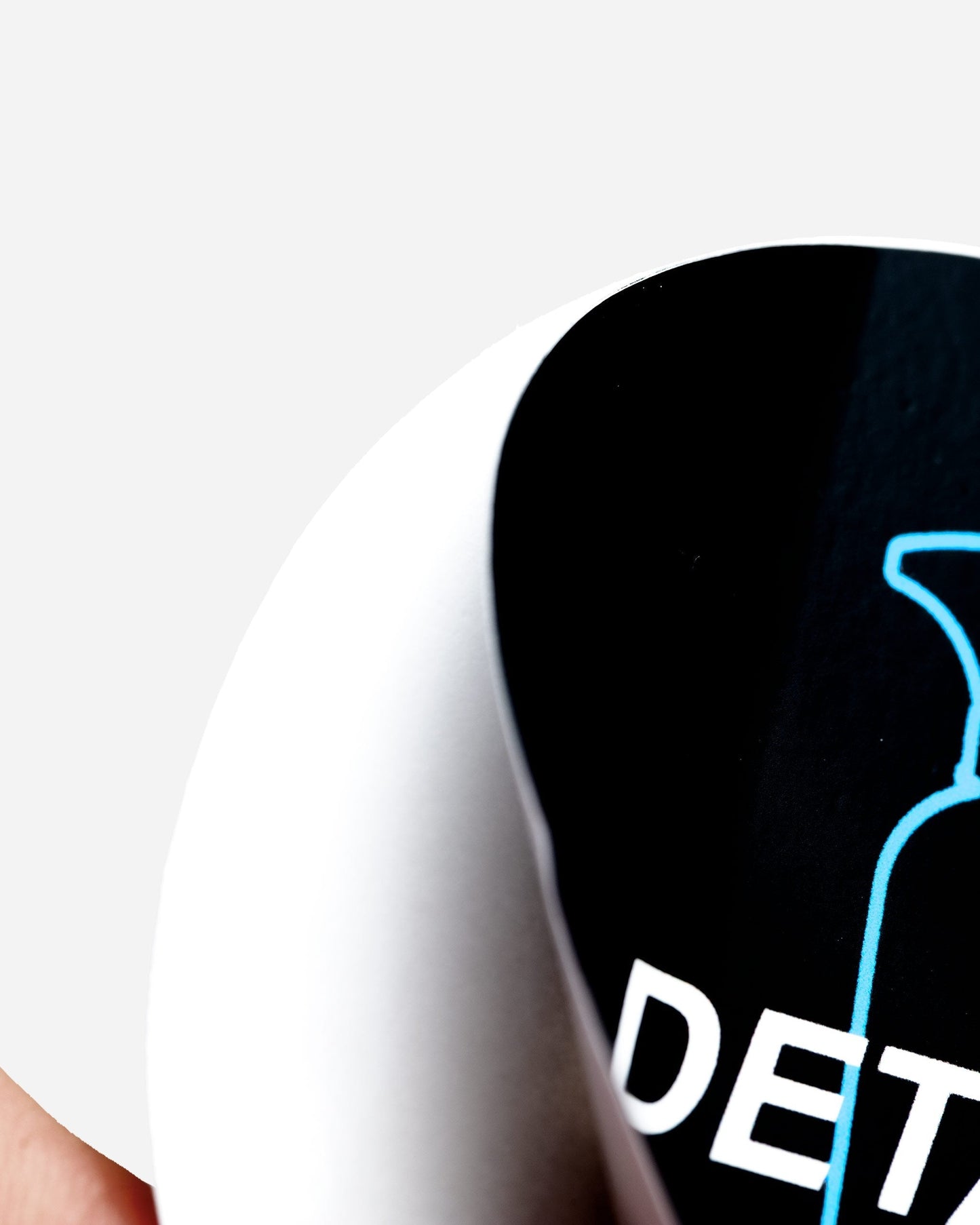 Adam's Blue Bottle Details Sticker