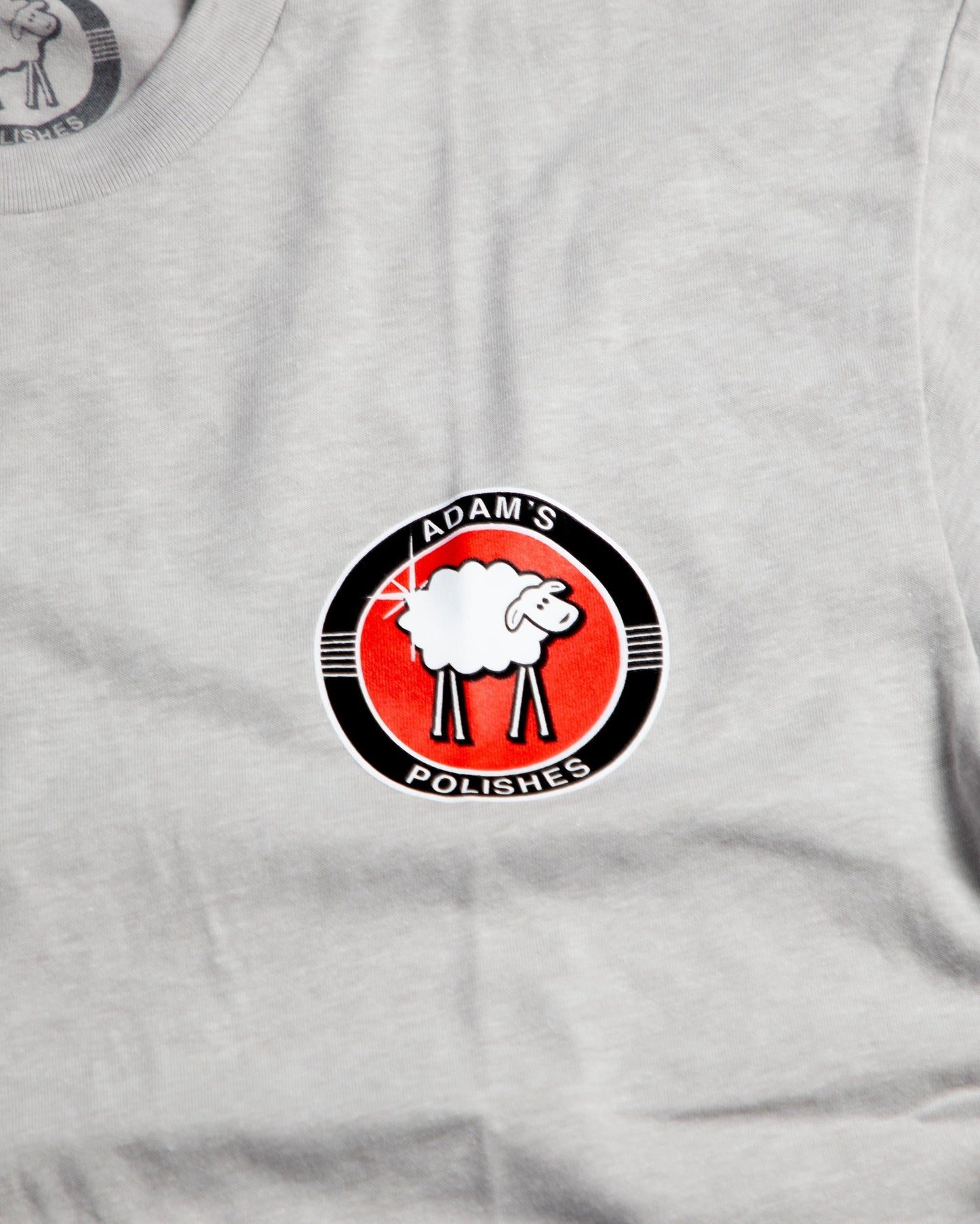 Sheepey Race X Adam's Polishes Ash Grey T-Shirt
