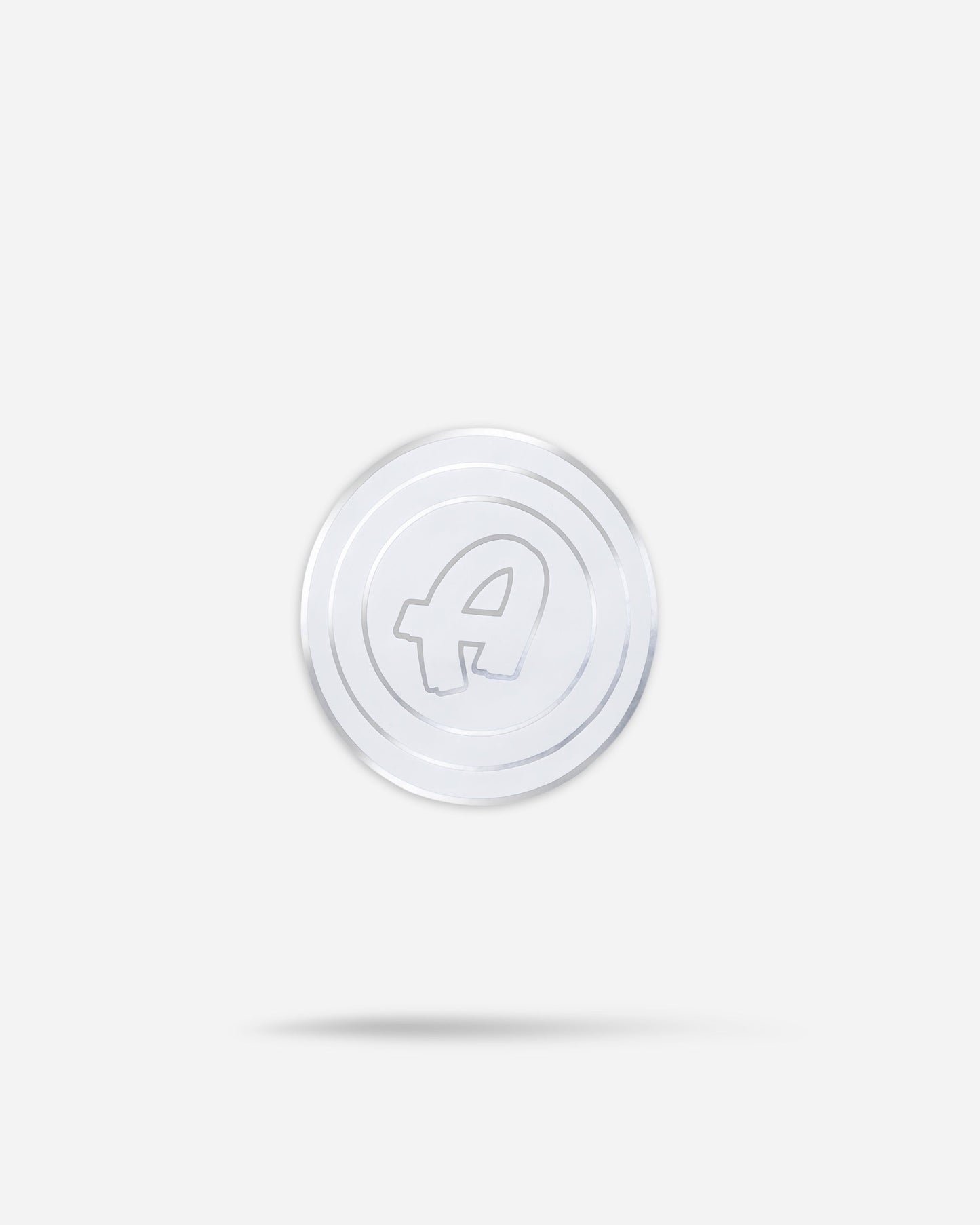 Adam's 3" Frost Silver Sticker