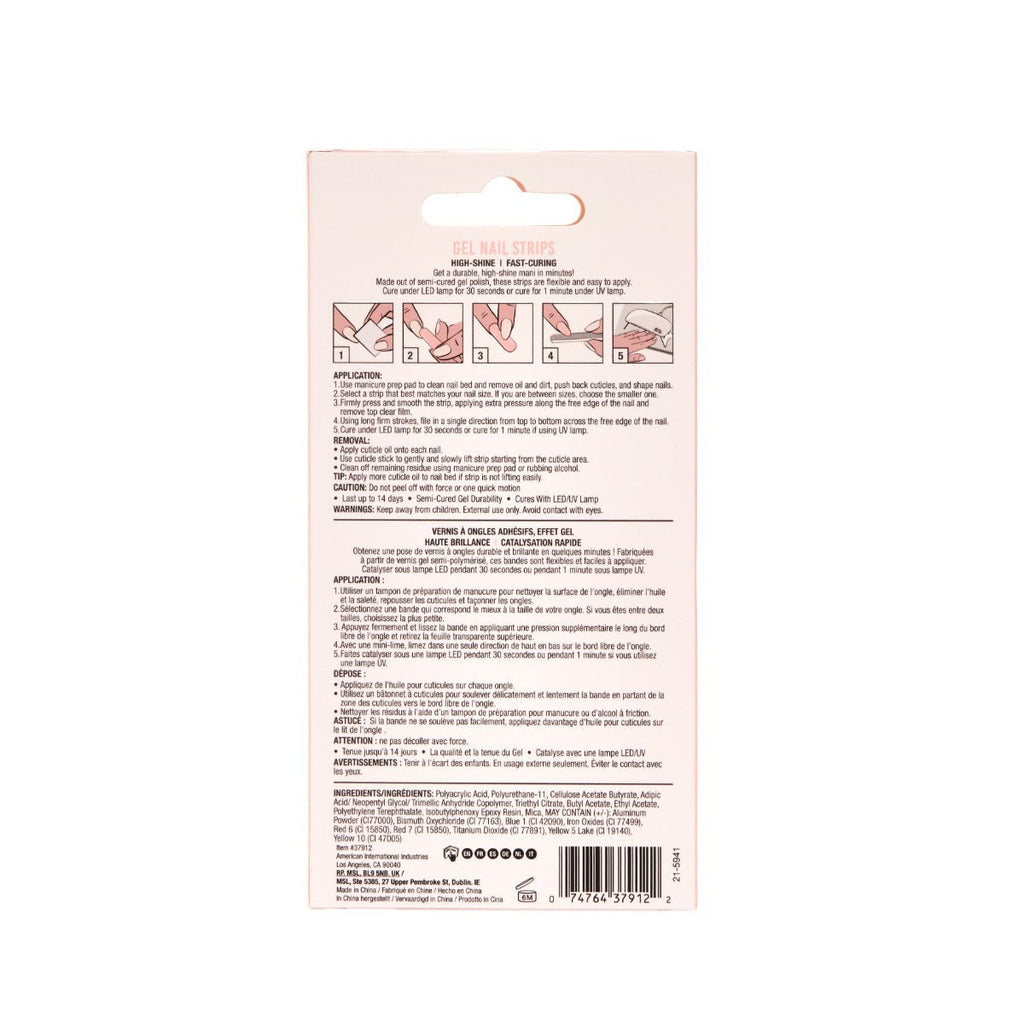 Nail Addict Gel Nail Strips - Mocha Latte