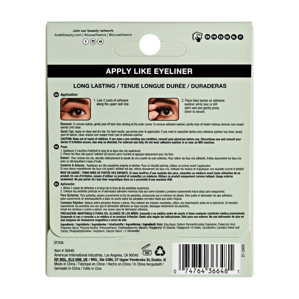 DUO Line It Lash It, Hemp Infused, Clear