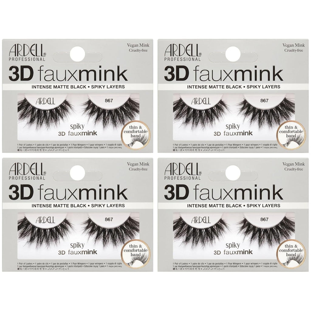 3D Fauxmink Spiky 867, 4-Pack