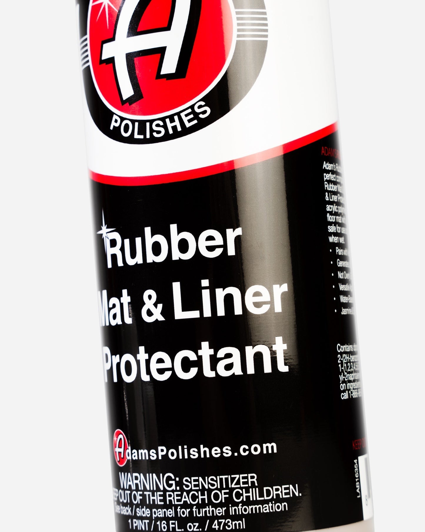 Adam's Rubber Mat & Liner Protectant Gallon With Free 16oz