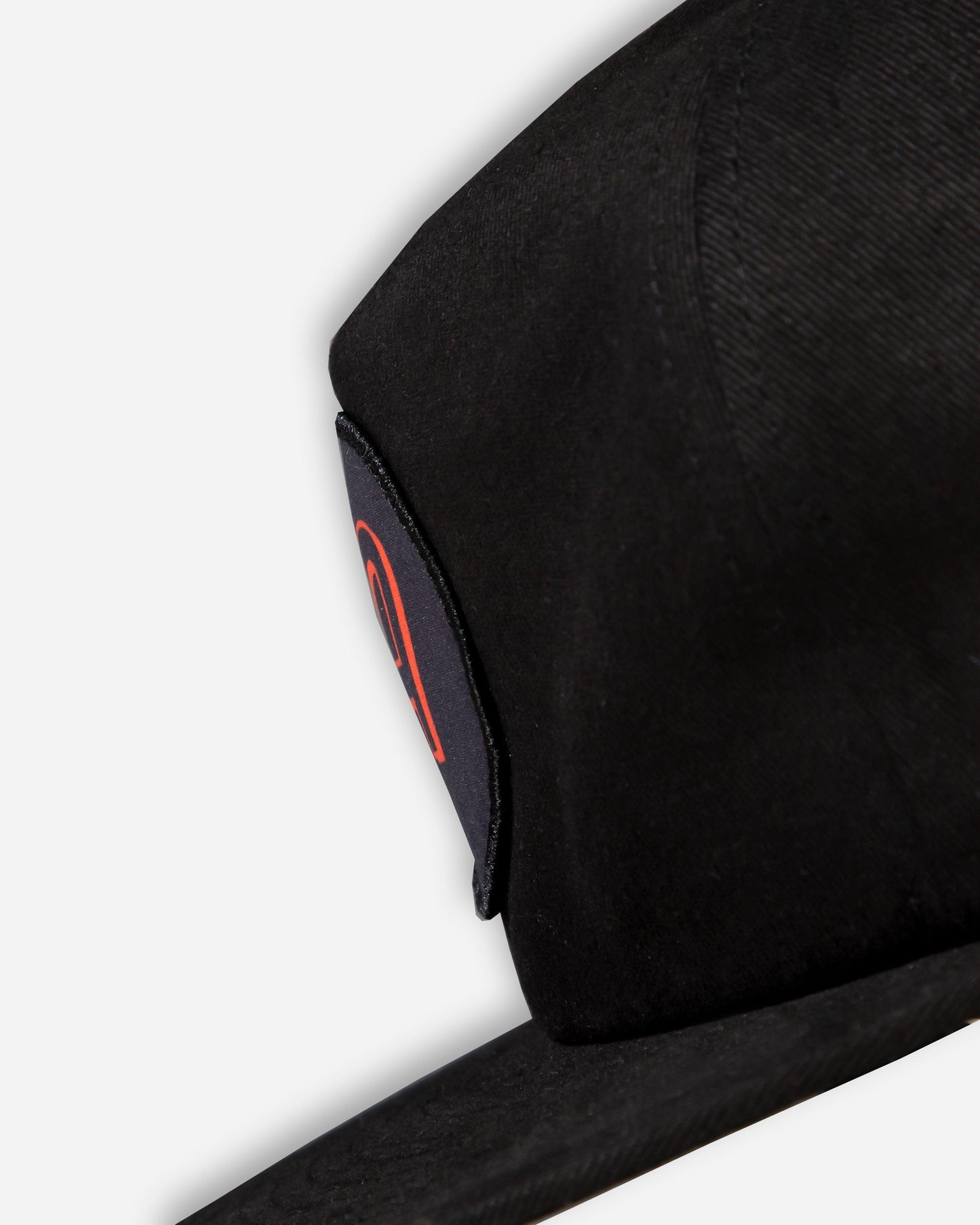 Adam's Black 5 Panel Flat Bill Hat