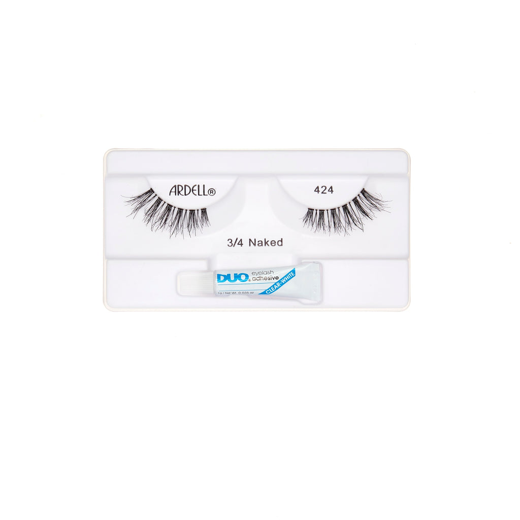 Naked Lash 3/4 Length 424 With Duo 1 Gram Glue, 2-Pack
